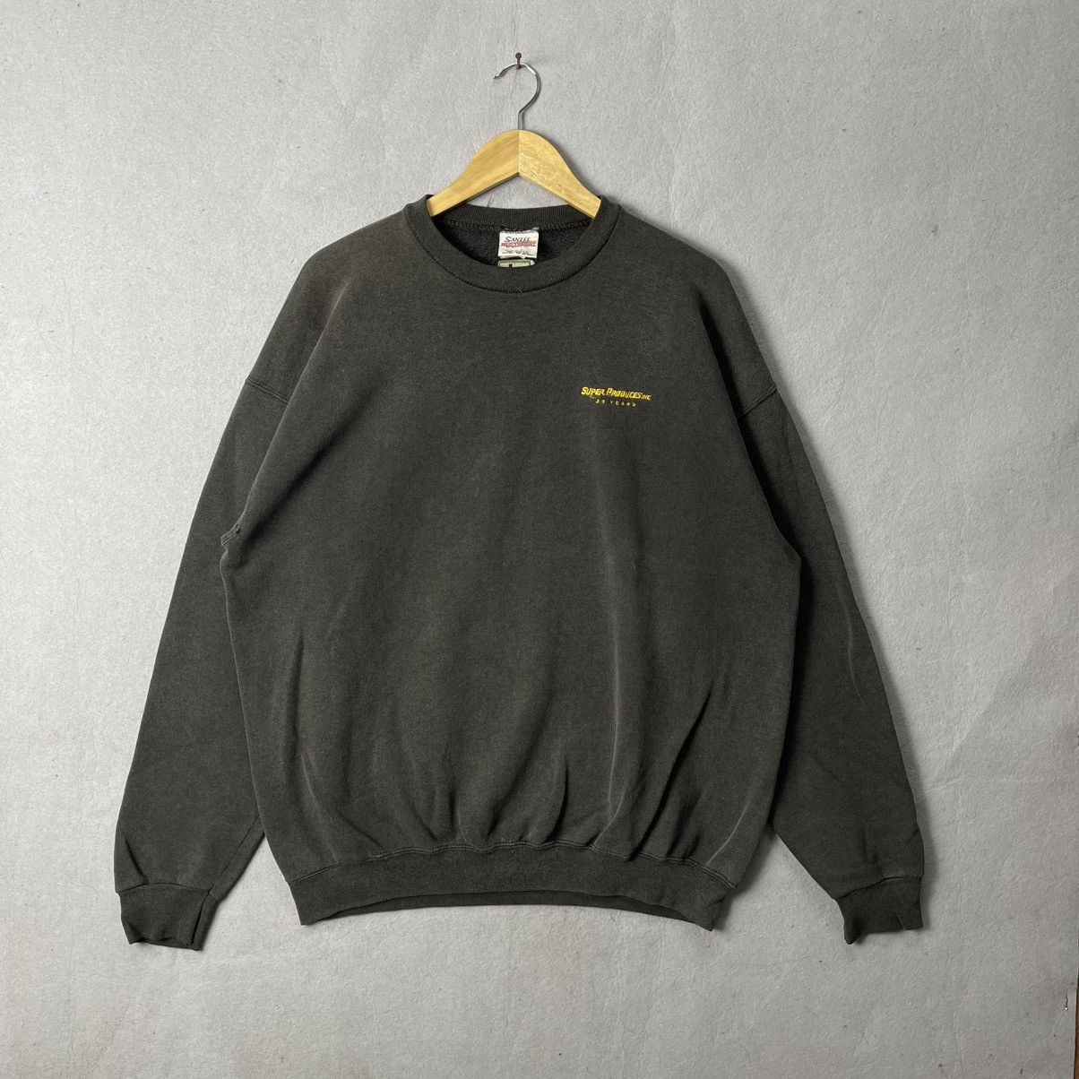 Vintage Vintage 1990s SANTEE Sweats Heavyweight Crewneck Sweatshirt Size US XL / EU 56 / 4 - 1 Thumbnail