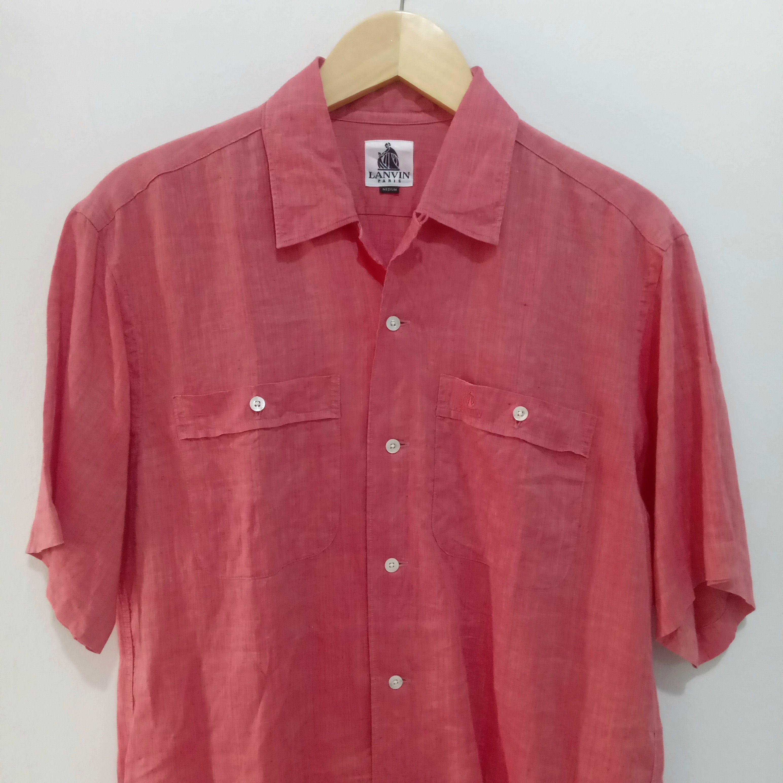 Lanvin Lanvin paris shirt open collar Size US M / EU 48-50 / 2 - 2 Thumbnail