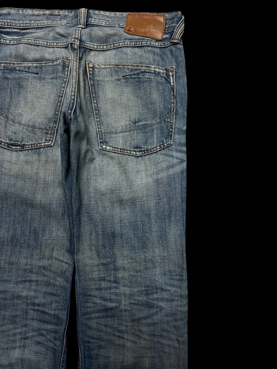 Designer TWIST LEG Insane Bragg Mudwash Faded Distressing Sick Jean Size US 31 - 17 Thumbnail