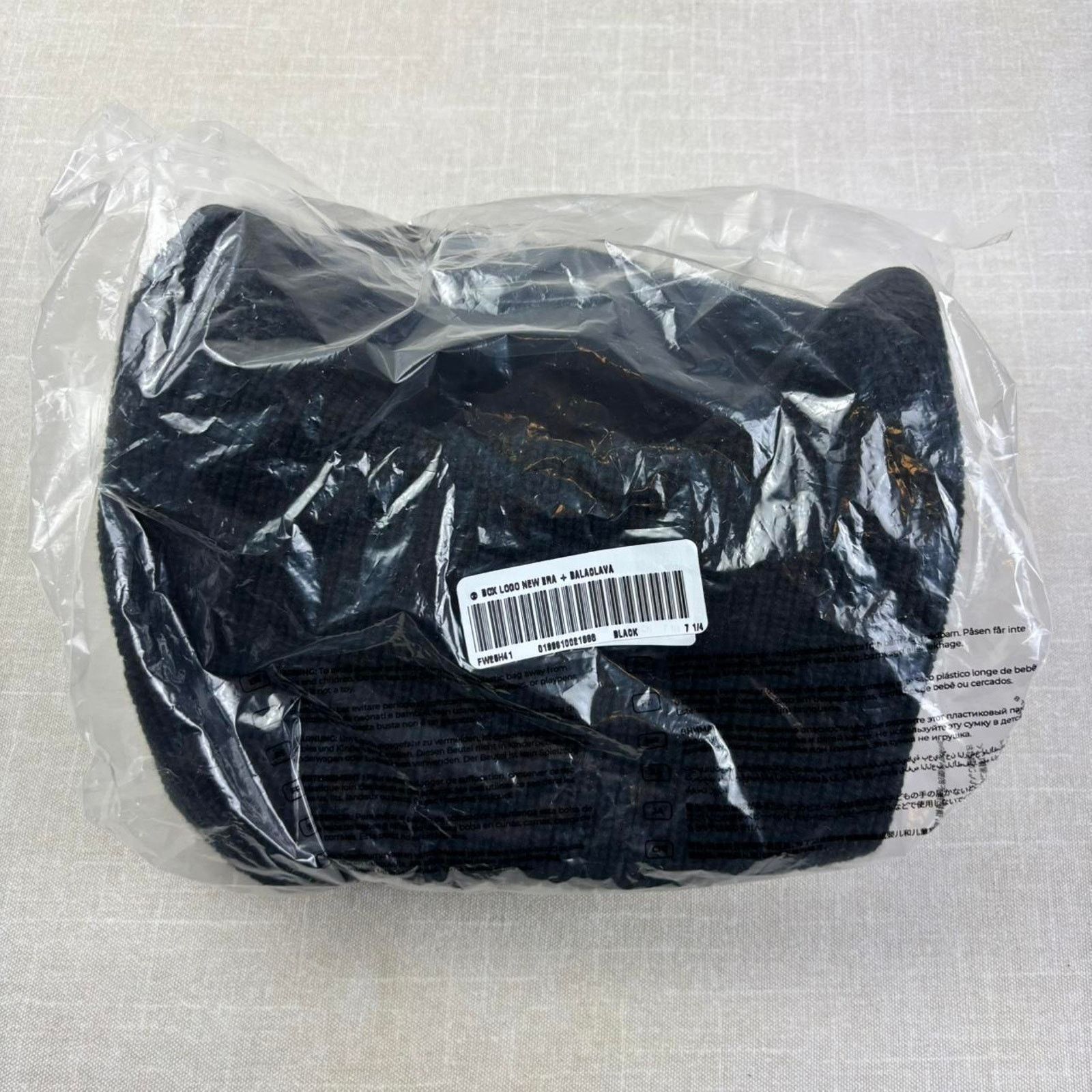 Supreme Supreme x New Era Box Logo 59Fifty Balaclava Cap Black 7 1/4 Size ONE SIZE - 4 Thumbnail
