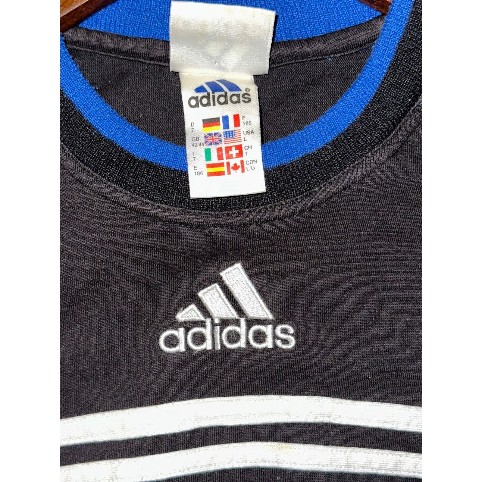 Adidas 👕 Adidas Team T-Shirt - Size L Size US L / EU 52-54 / 3 - 3 Thumbnail