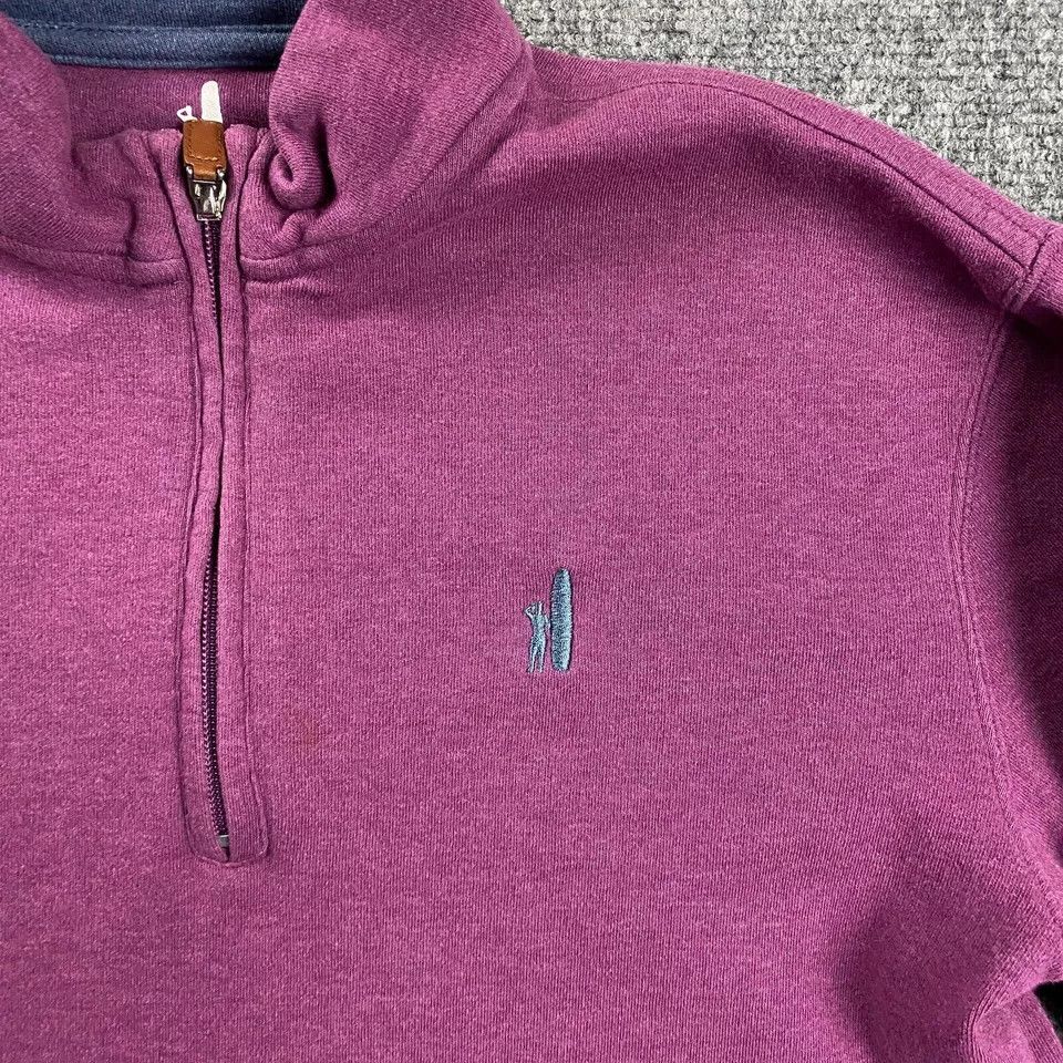 johnnie-O Johnnie O 1/4 Zip Pullover Mens Medium Sweatshirt Preppy Size US M / EU 48-50 / 2 - 3 Thumbnail
