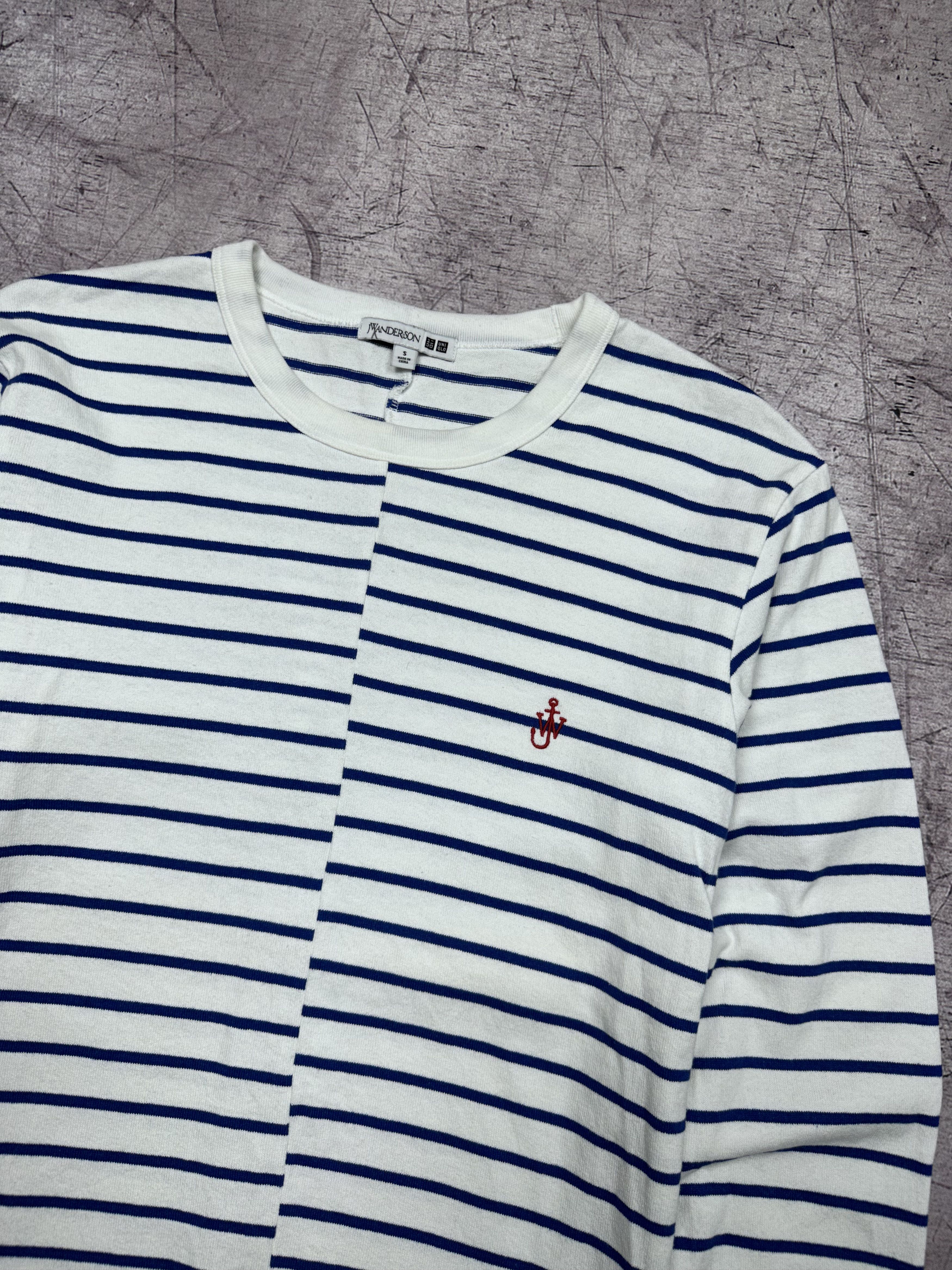 JW Anderson × Uniqlo JW Anderson X Uniqlo Asymmetric Striped Long Sleeve T-Shirt Size US S / EU 44-46 / 1 - 2 Thumbnail