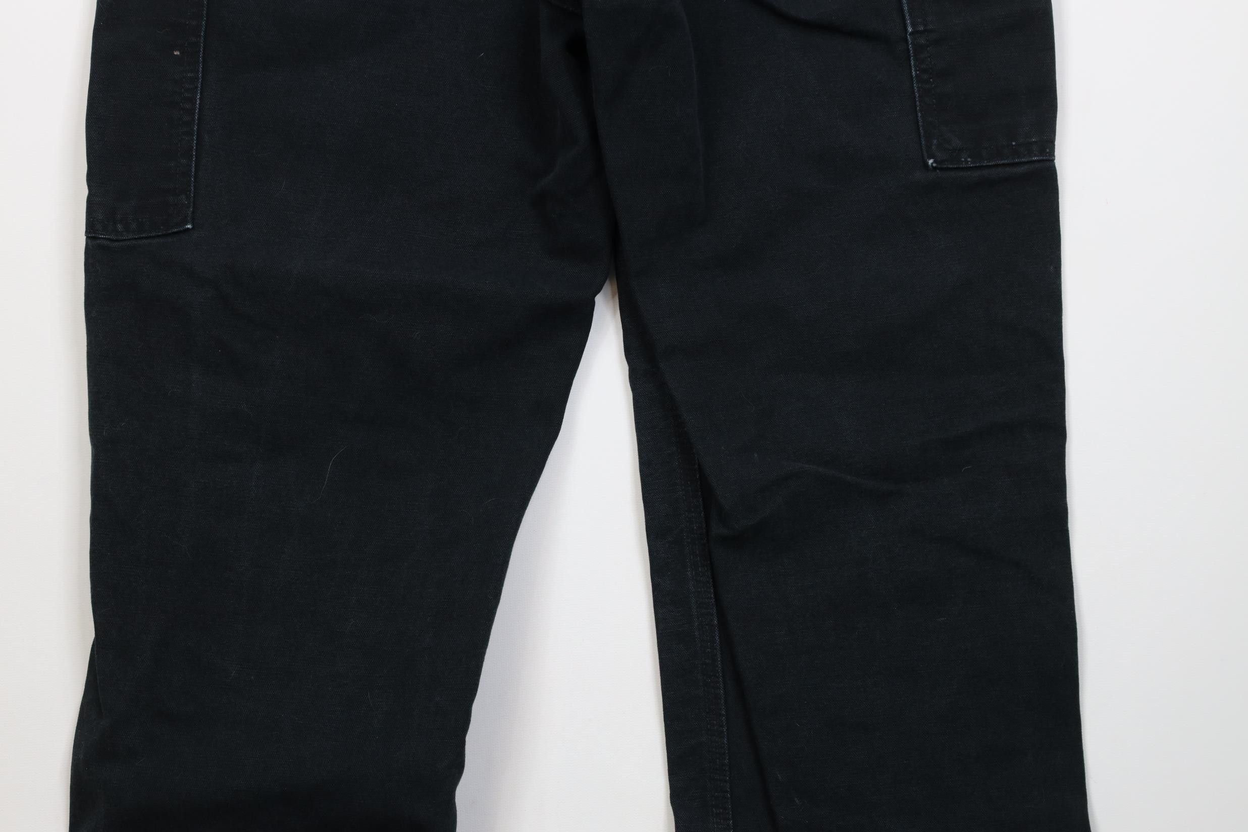 Carhartt Vintage Y2K Carhartt Double Knee Wide Leg Pants Black USA Size US 34 / EU 50 - 15 Thumbnail