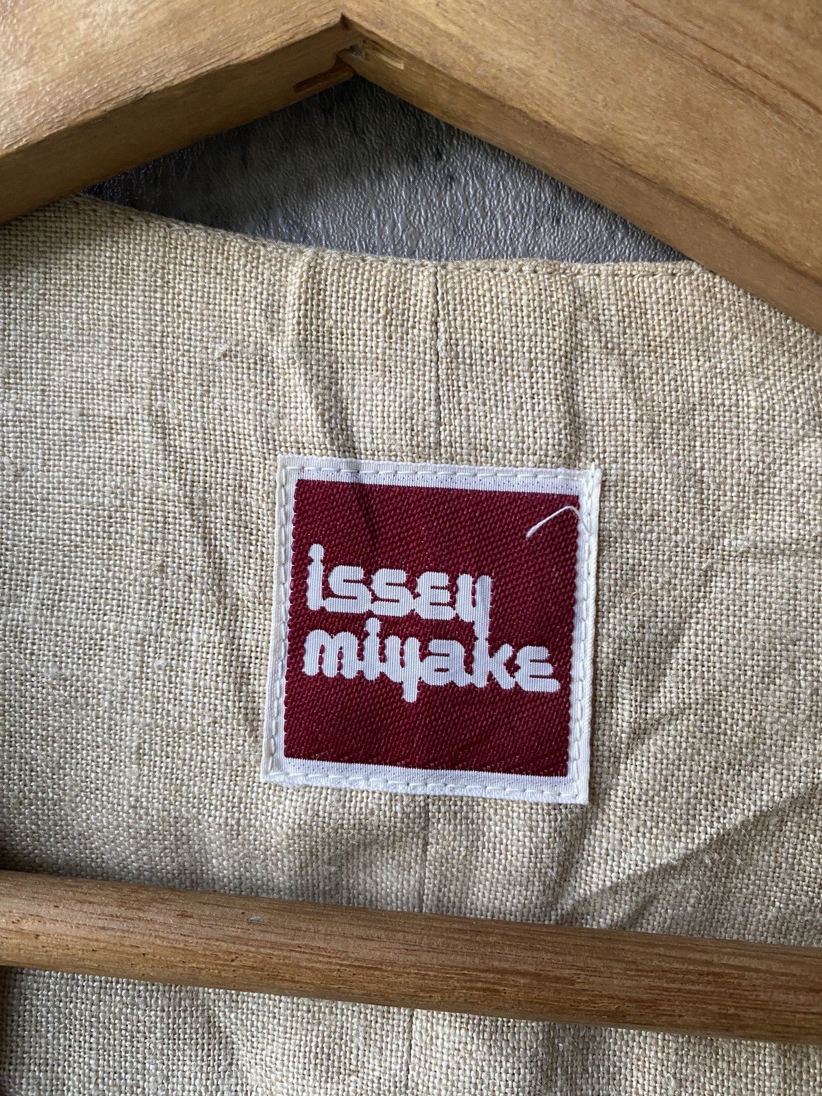 Issey Miyake Vintage 70s/80s Issey Miyake Square Label Linen Coat Jacket Size M / US 6-8 / IT 42-44 - 16 Thumbnail