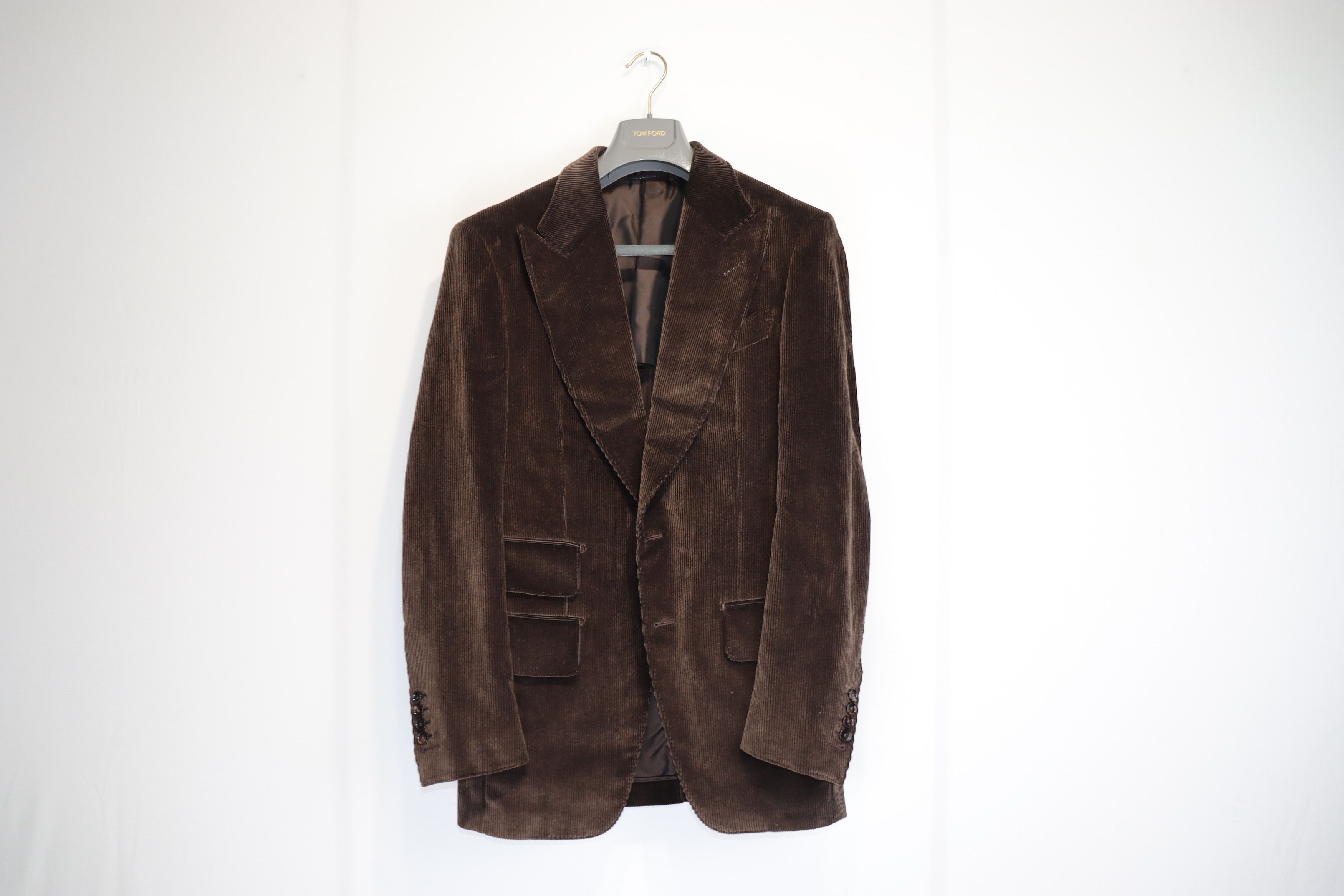 image of Tom Ford O1Rshd1 Blazer Jacket In Brown, Men's (Size Small)