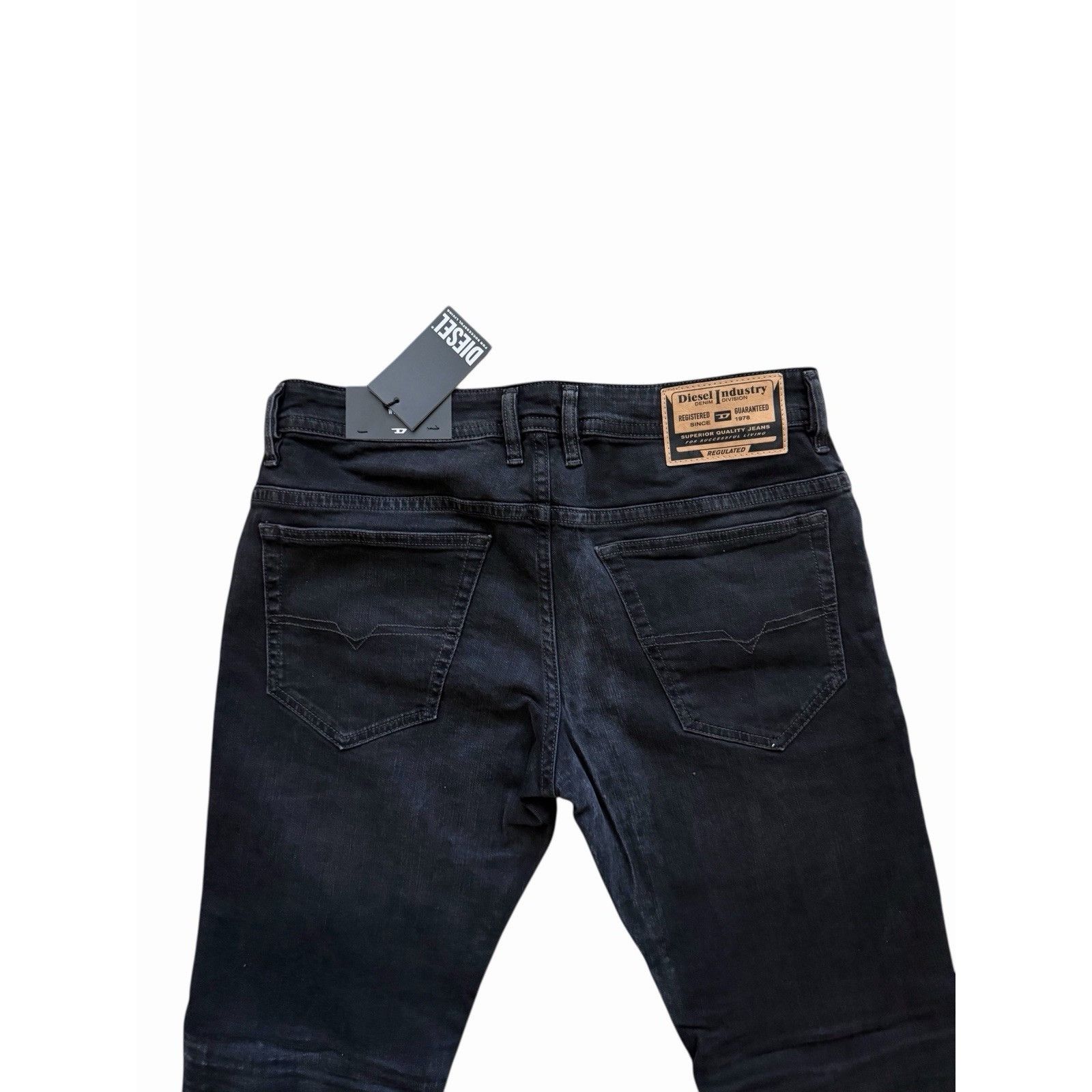 Diesel Mens Thommer Slim Fit Jeans RB064 Black Size 32/32