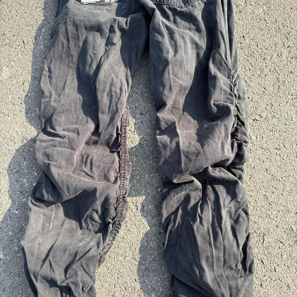 Japanese Brand Japanese Archive Corduroy Ruched Flared Pants Size US 28 / EU 44 - 10 Thumbnail