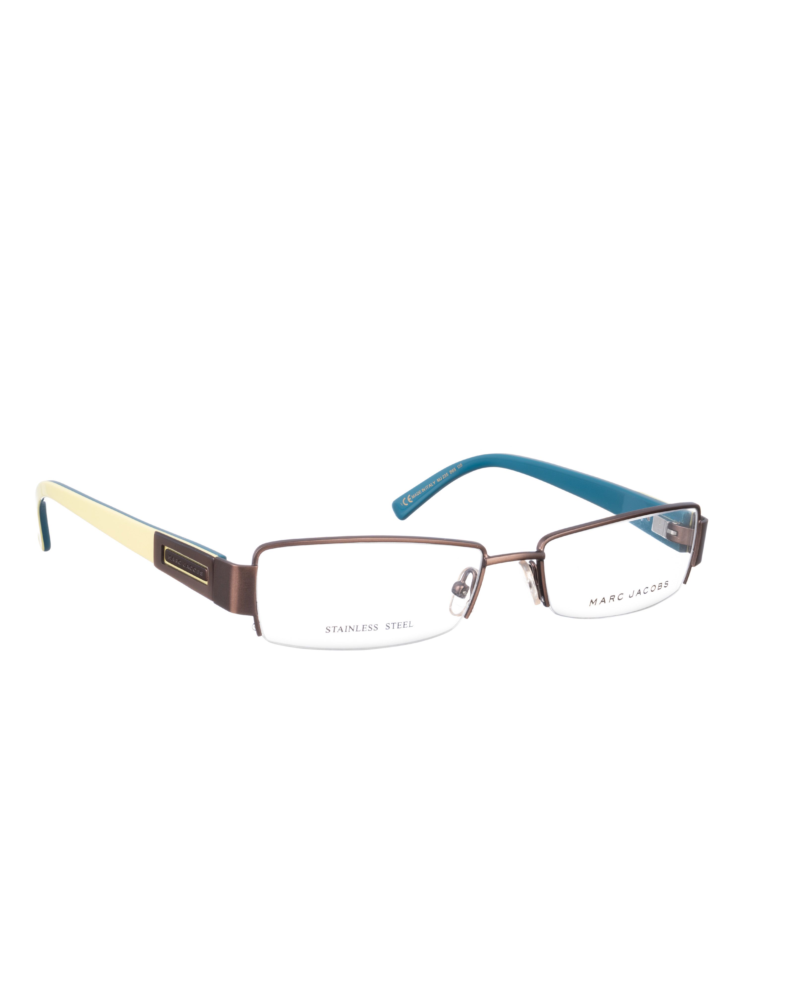 Marc Jacobs Marc Jacobs 00s Green and Light Lime Half Rim Glasses Size ONE SIZE - 2 Thumbnail