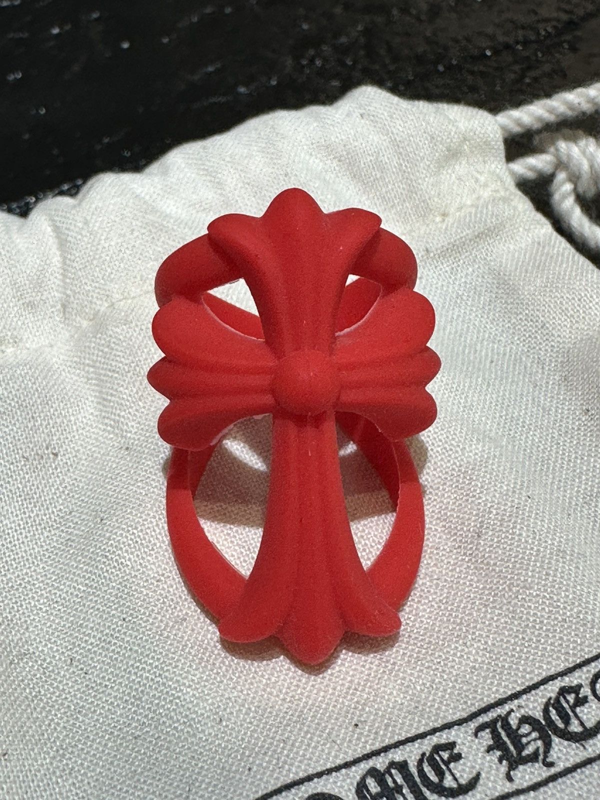 Chrome Hearts Chrome Hearts Silicone Cross Ring Size ONE SIZE - 6 Thumbnail