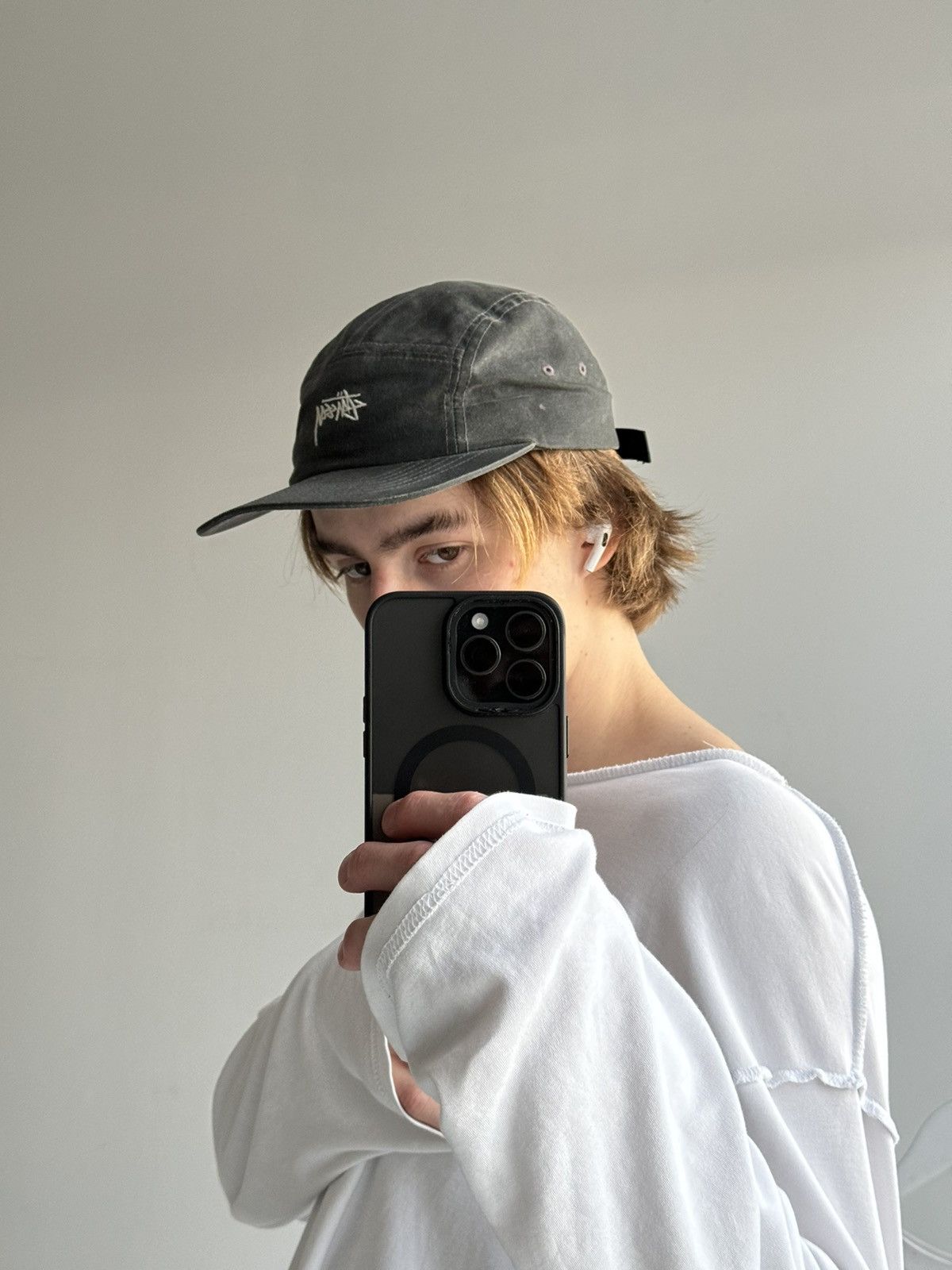 Stussy Stussy Washed Black 5 Panel Hat Cap Y2k Hype Realtree Size ONE SIZE - 11 Thumbnail
