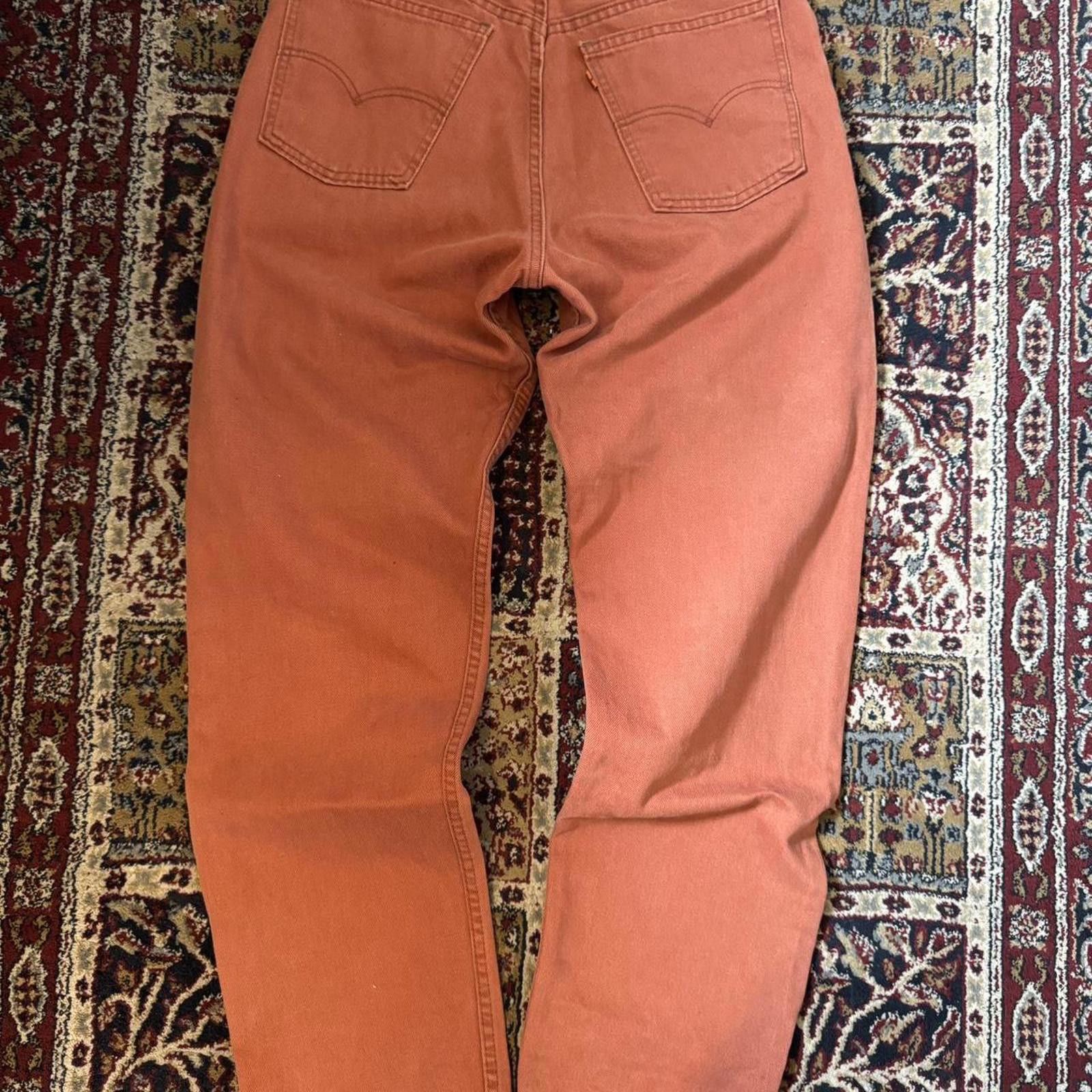 Levi's Vintage Orange tag orange denim Levi’s Made in UK Size US 32 / EU 48 - 6 Thumbnail