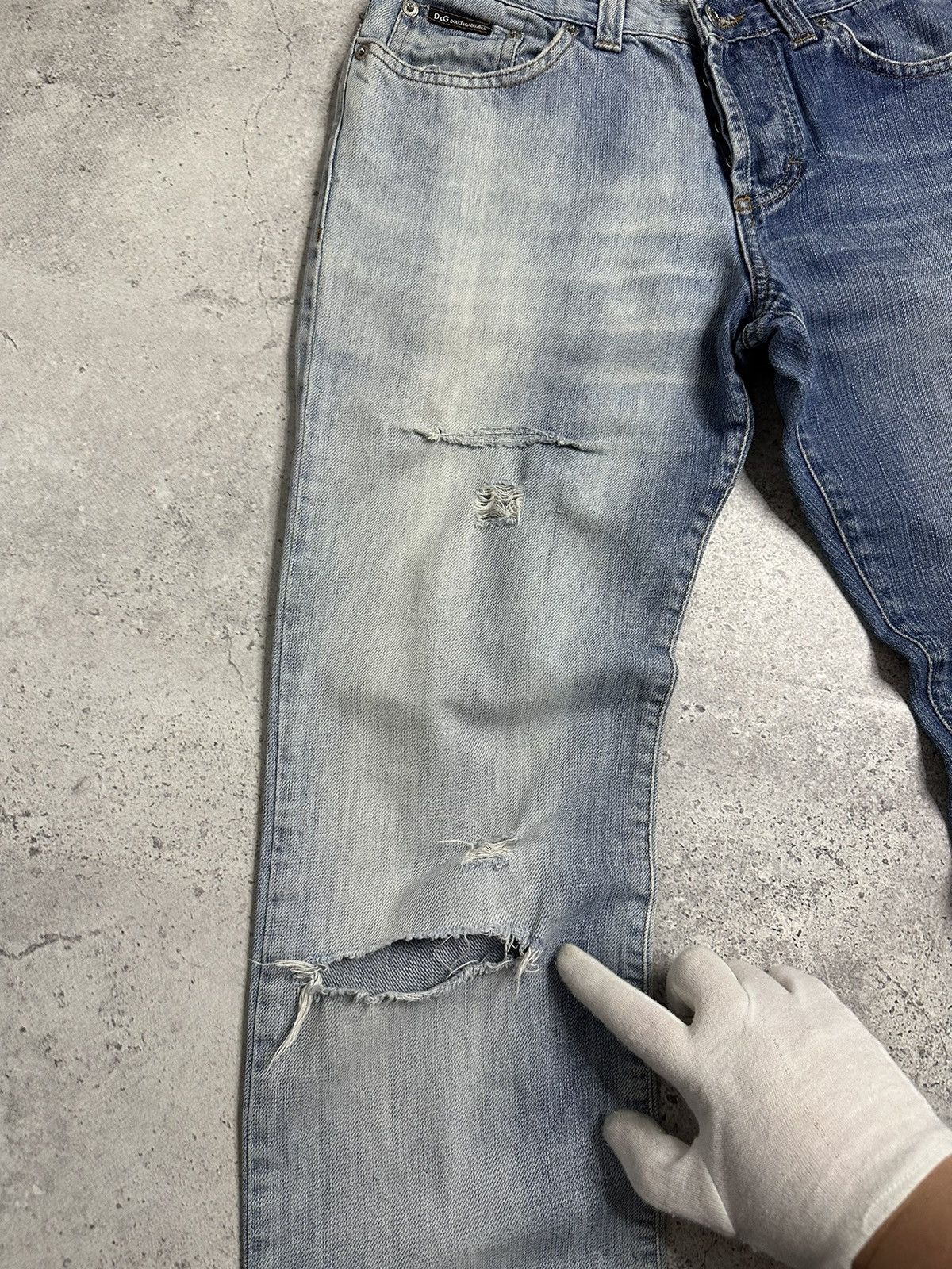 Dolce & Gabbana VTG Rare Y2K Dolce & Gabbana Two Color Distressed Pants Size US 30 / EU 46 - 16 Thumbnail