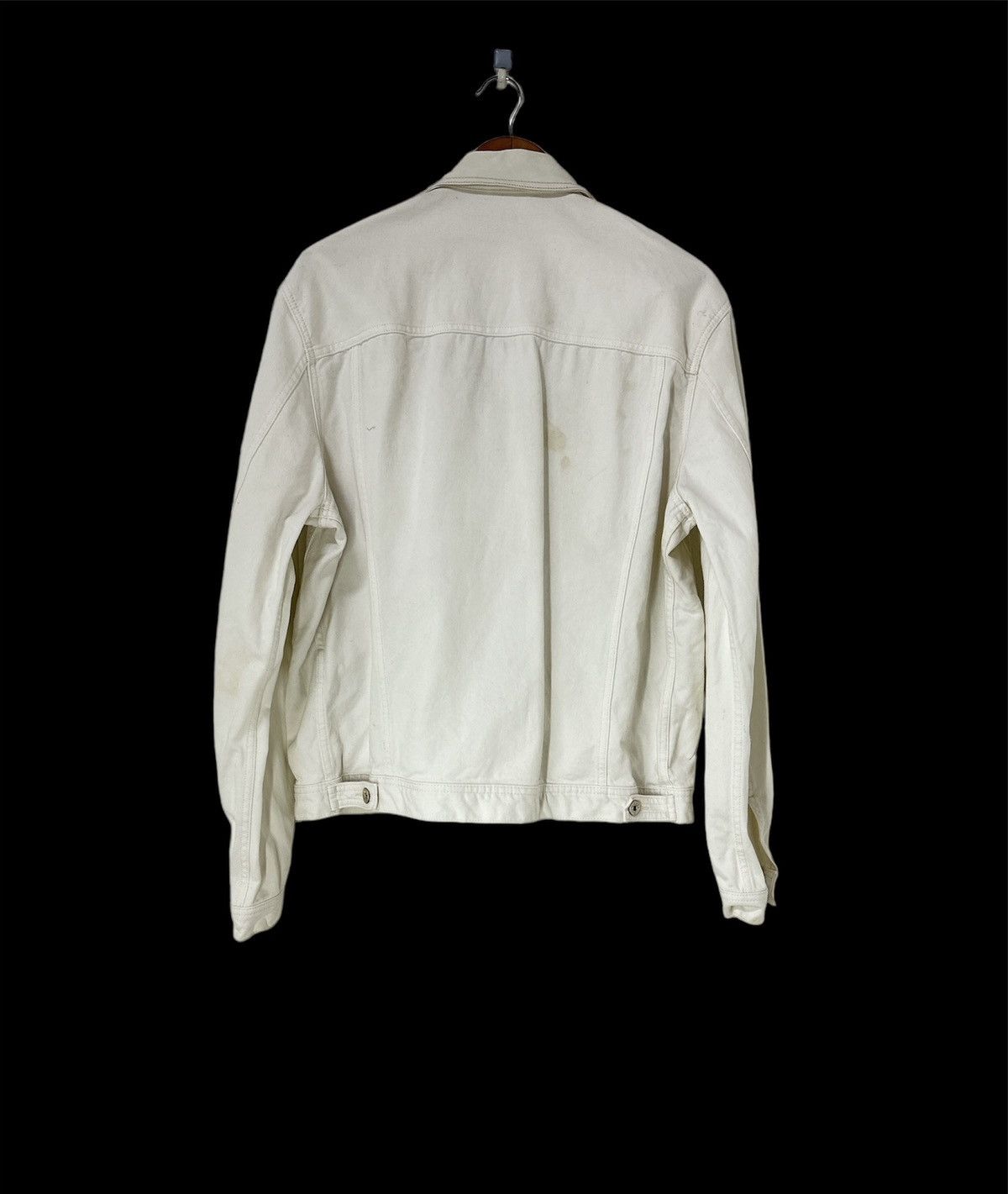 Diesel Diesel White Denim Type 3 Design Leather Collar Size US XL / EU 56 / 4 - 2 Thumbnail