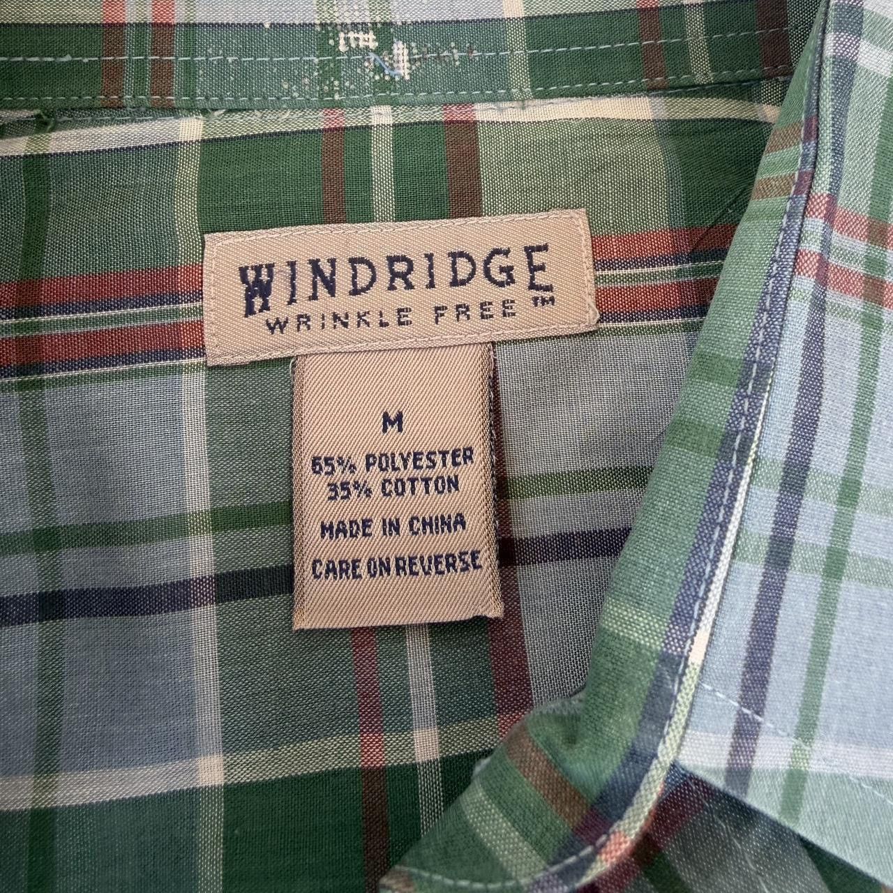 Levi's 90s windridge Wrinkle Free blue & green plaid button Size M Size US M / EU 48-50 / 2 - 6 Thumbnail