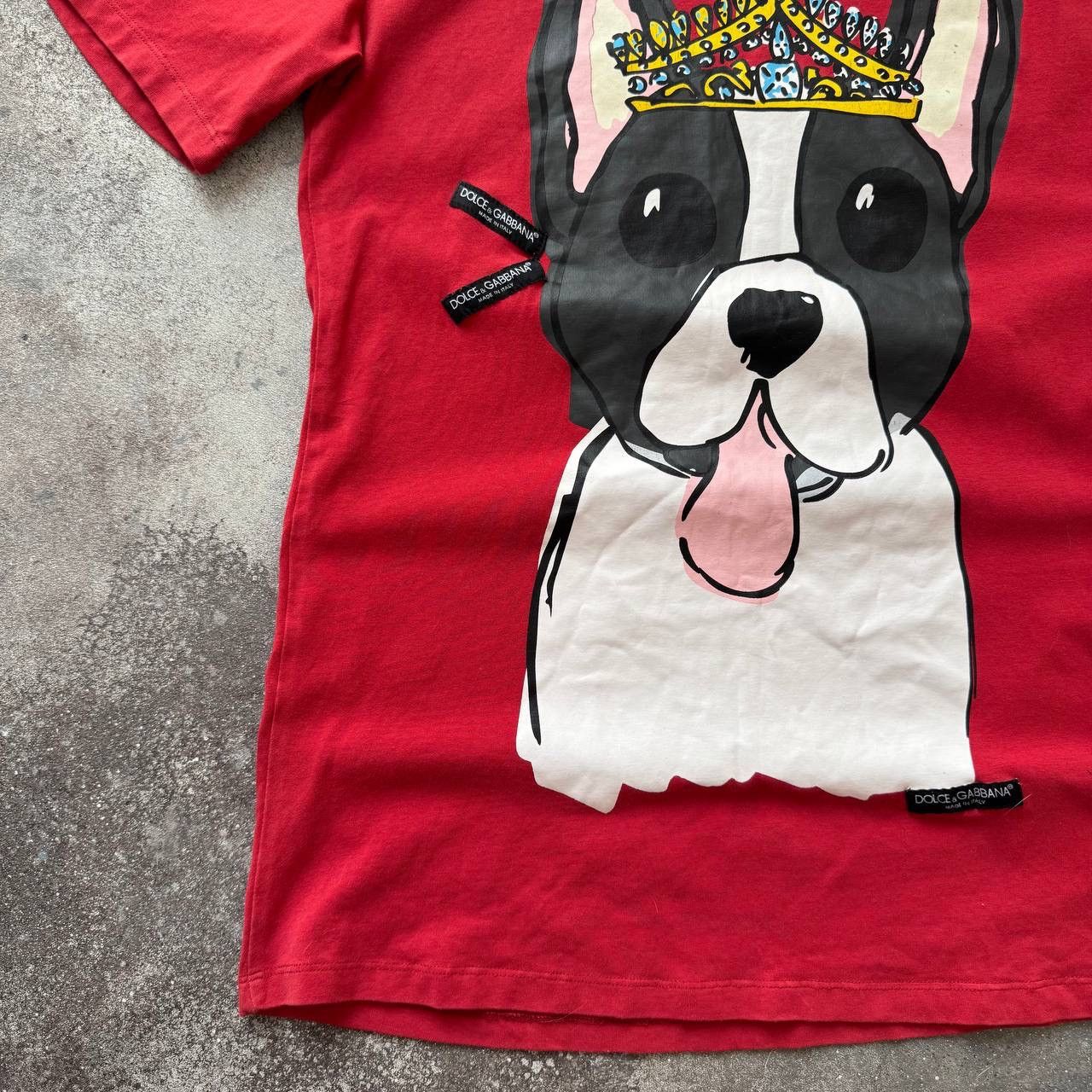 Dolce & Gabbana Dolce & Gabbana Dog Printed Y2K Sexy T-Shirt Size M / US 6-8 / IT 42-44 - 7 Thumbnail