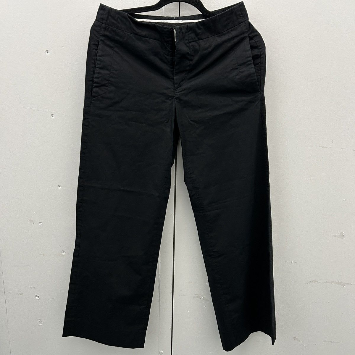 Designer Vintage black Helmut Lang cargo pants Size 28" / US 6 / IT 42 - 2 Thumbnail