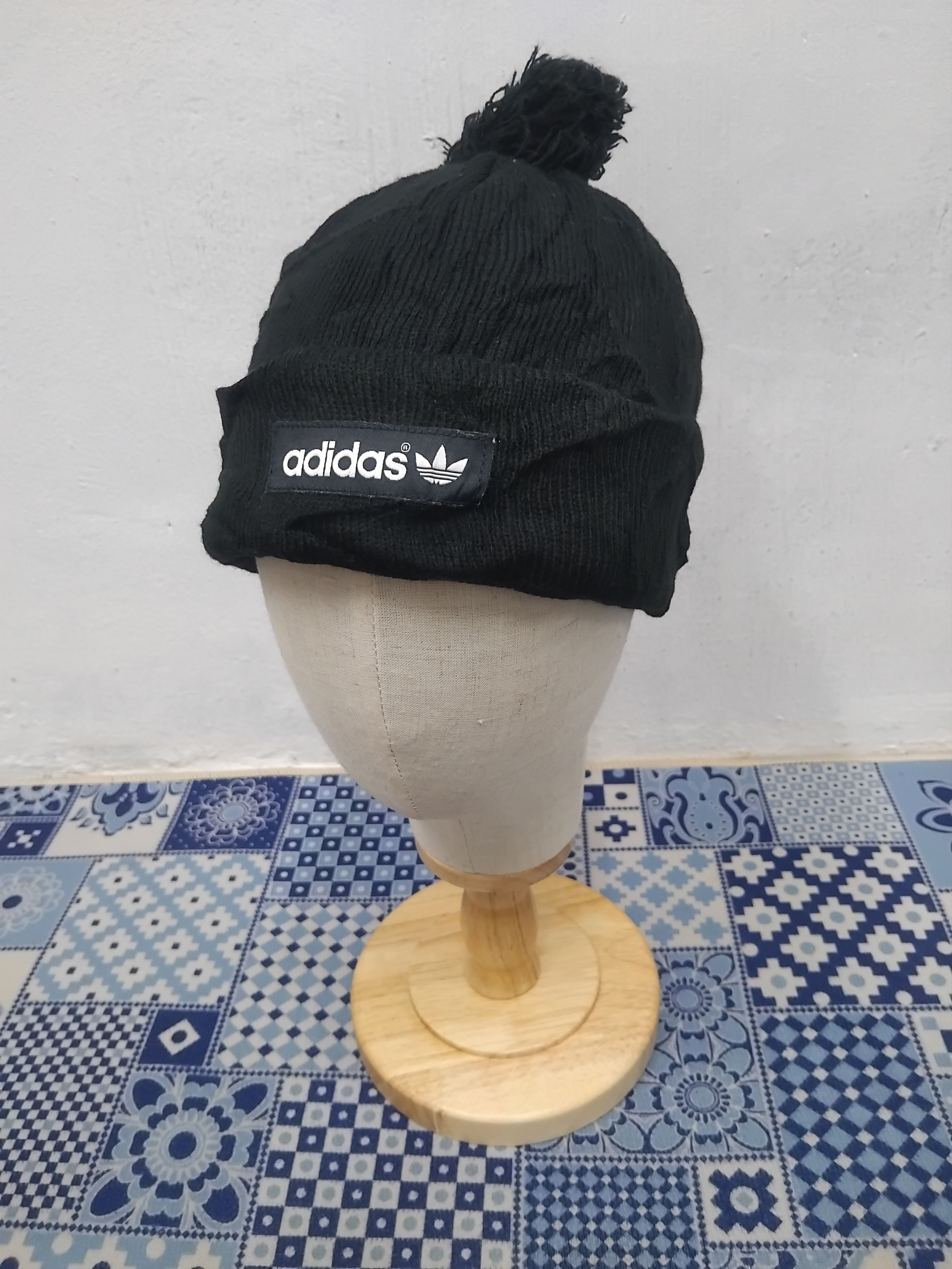 Adidas Adidas trefoil black beanie Size ONE SIZE - 1 Thumbnail