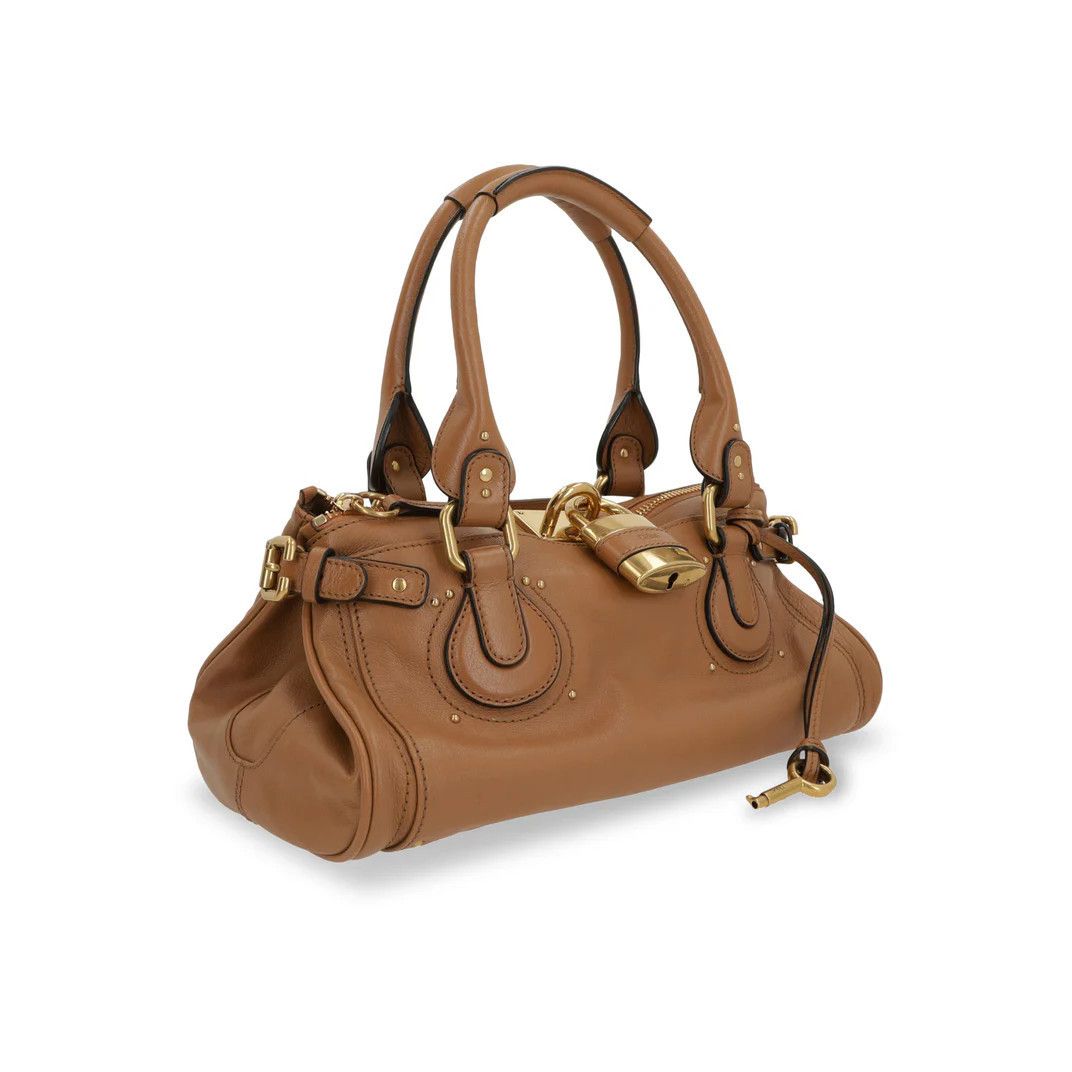 Chloe Chloe Paddington Mustang Brown Leather Top Handle Bag New & Size ONE SIZE - 2 Thumbnail