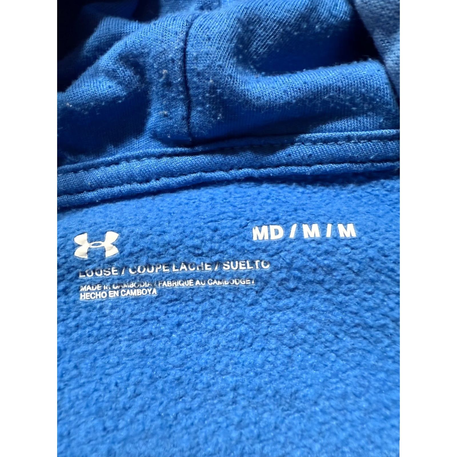 Under Armour Under Armour Hoodie Womens Pullover Medium Blue Relaxed Fit Size M / US 6-8 / IT 42-44 - 3 Thumbnail