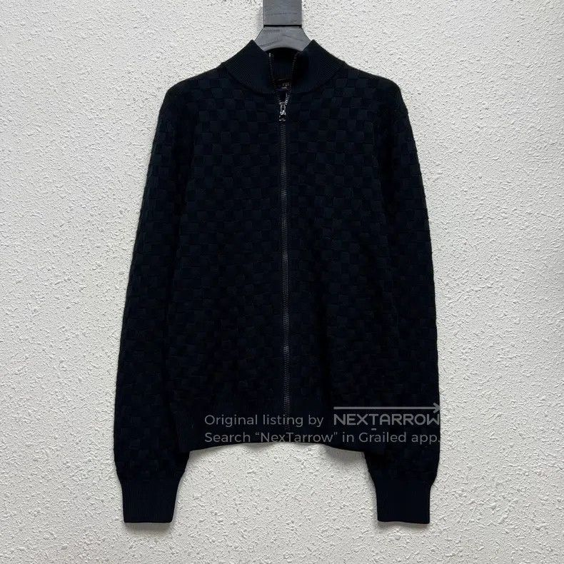 Louis Vuitton Louis Vuitton Checkerboard knit zip jacket Size US XS / EU 42 / 0 - 1 Thumbnail