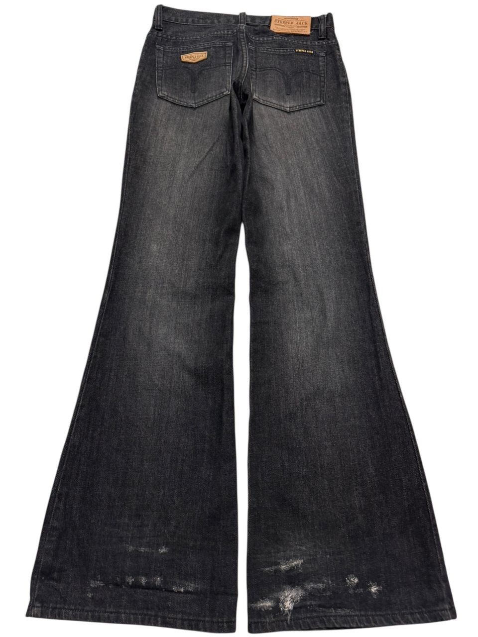 Tornado Mart 💥BELL BOTTOM💥BAGGY FLARE STEEPLE JACK MUDWASH DISTRESSED Size US 28 / EU 44 - 2 Thumbnail