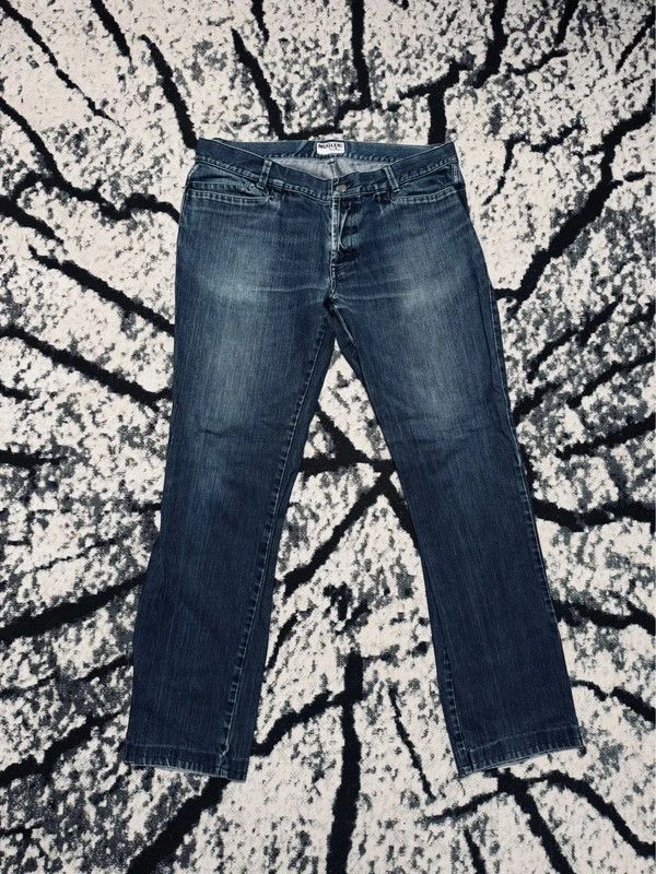 Mugler Mugler jeans pants navy blue 46 Size 40" / US 18 - 1 Thumbnail