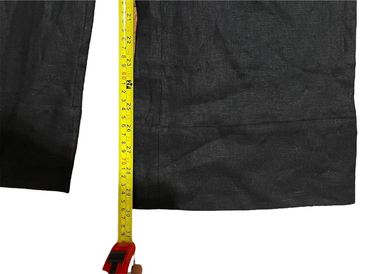 Reformation Reformation Women 100% Linen Wide Leg Black Pants Sz 2 Size 26" / US 2 / IT 38 - 5 Thumbnail