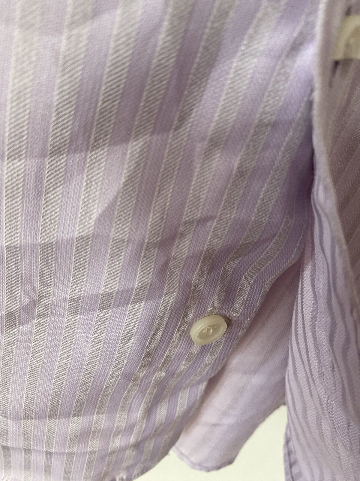 Givenchy × Vintage Givenchy Button Up Shirt Purple With Logo Fits Large Size US XL / EU 56 / 4 - 5 Thumbnail