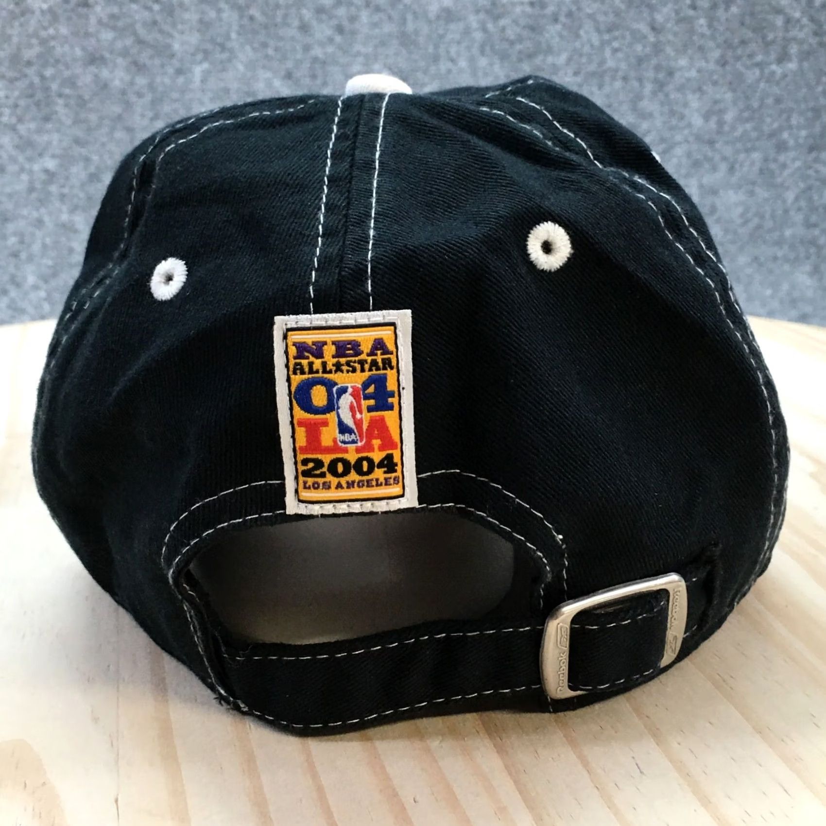 Reebok Reebok All Star Game Los Angeles 2004 NBA Cap Hat Mens One Size Black Cotton Baseball Cap Stars Adjustable Hat Mens Size ONE SIZE - 6 Thumbnail