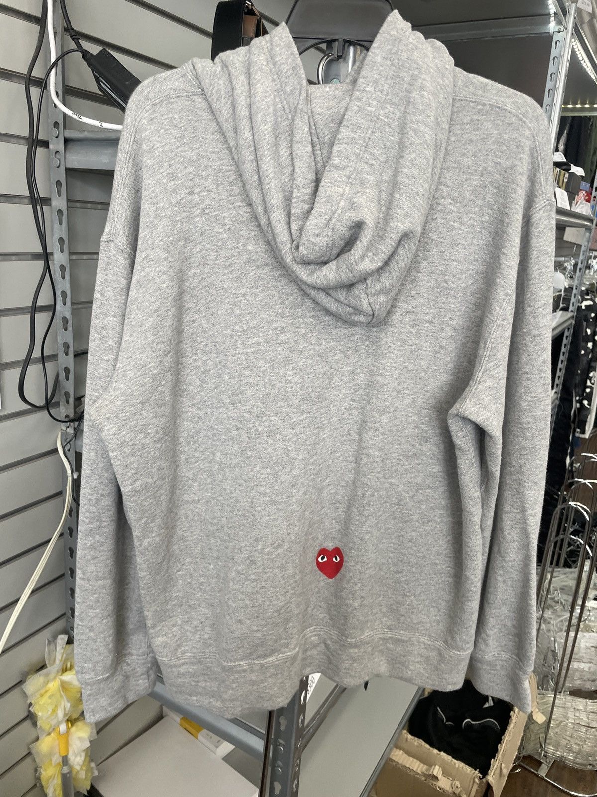 Comme des Garcons × Nike COMME DES GARCONS PLAY NIKE HOODIE L GRAY Size US L / EU 52-54 / 3 - 5 Thumbnail