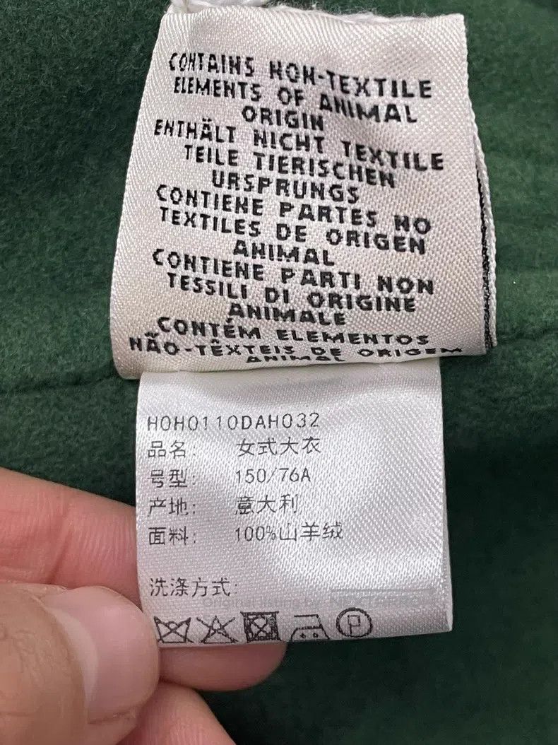 Hermes Hermes Green Double-sided Tied Cashmere Big Coat Size 4XL / US 24-26 - 6 Thumbnail