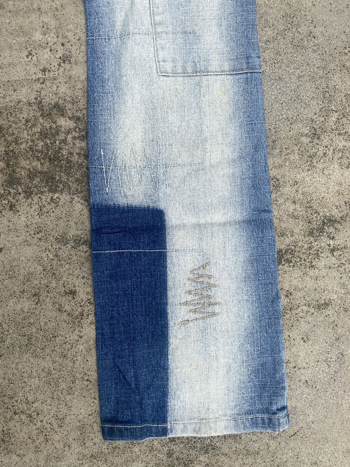 If Six Was Nine × Japanese Brand Flare Jeans Ruble Patchwork Bootcut Size US 29 - 17 Thumbnail