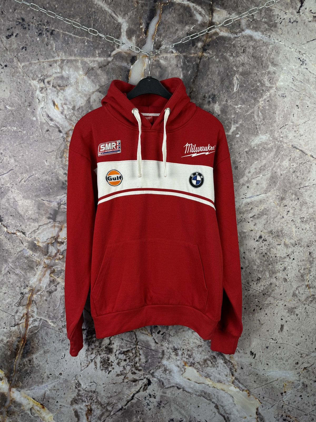 BMW Men’s Milwaukee Hoodie Gulf BMW Racing Motosport Size XL Size US XL / EU 56 / 4 - 1 Thumbnail