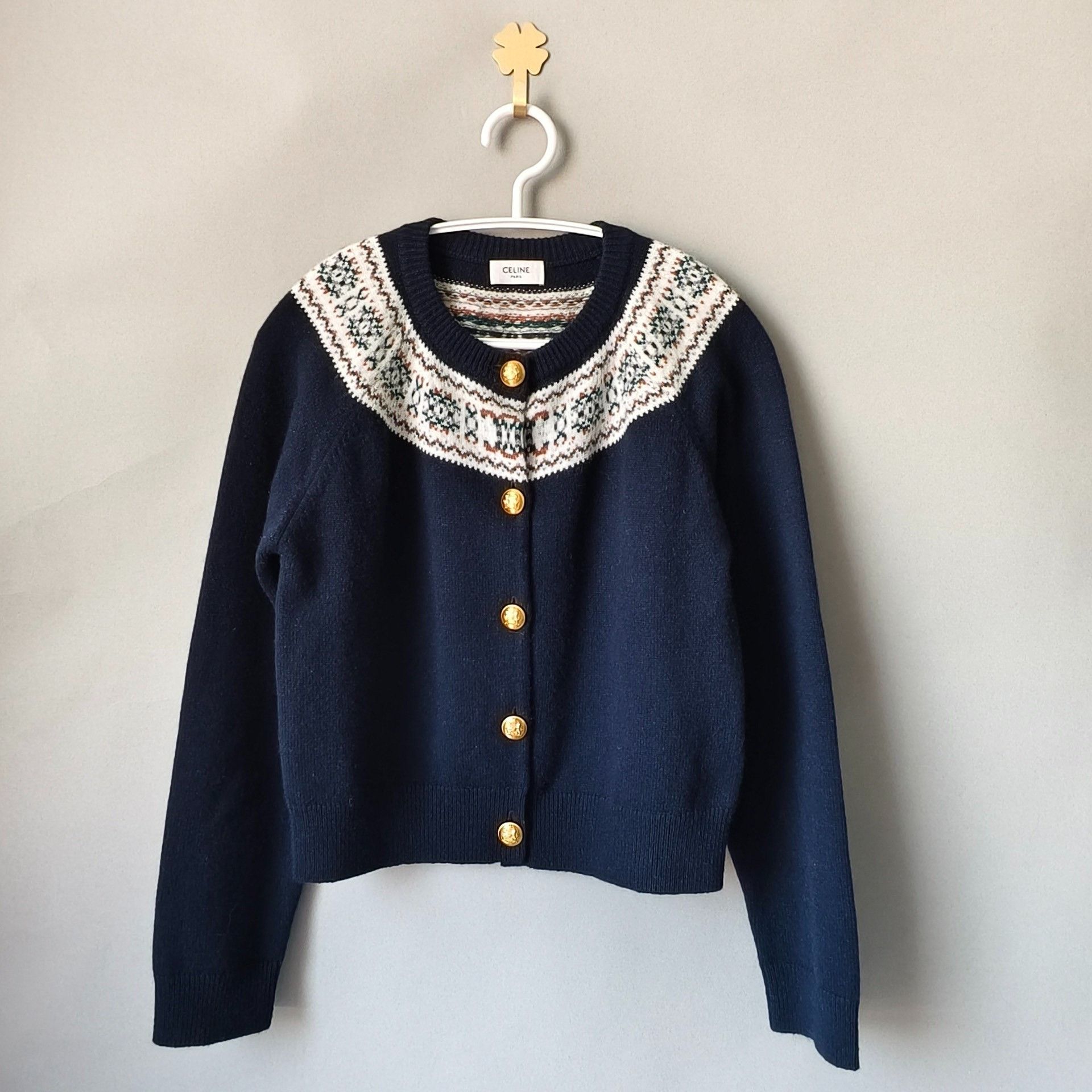 Celine Celine Blue Sweater XS Women Size XS / US 0-2 / IT 36-38 - 1 Thumbnail