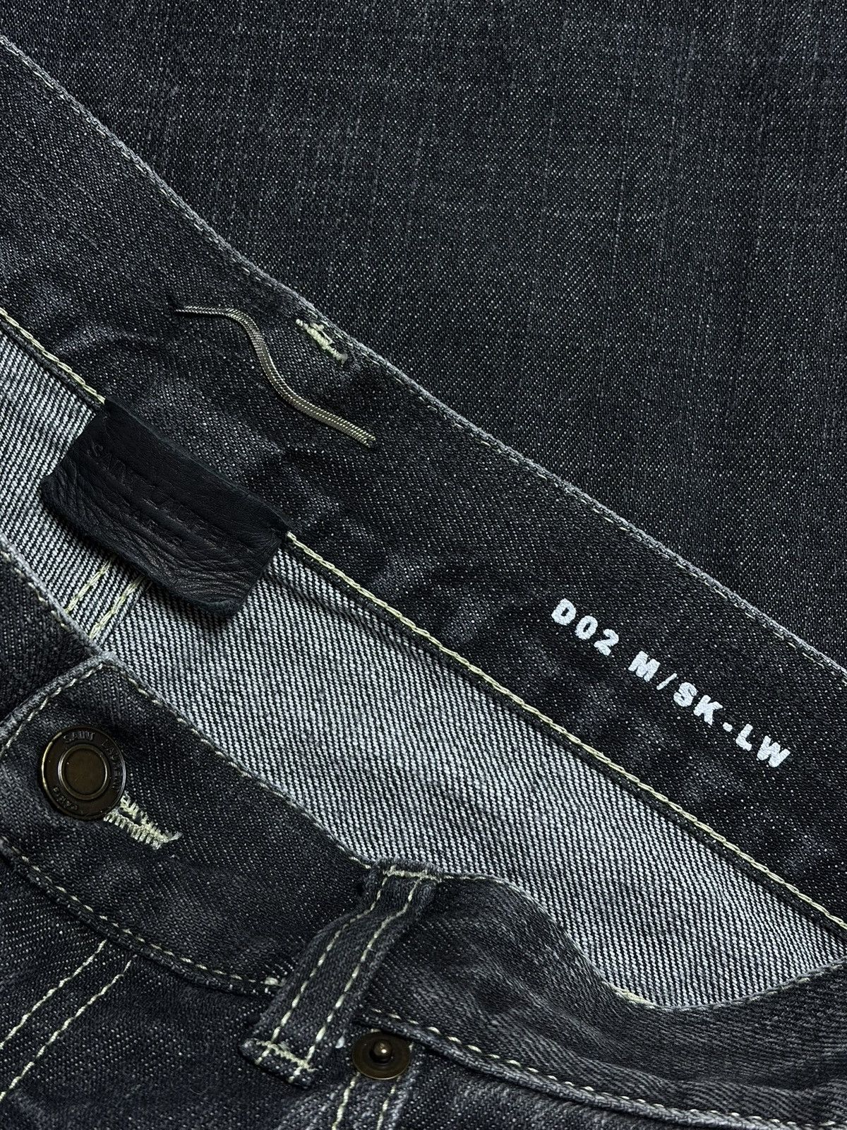 Saint Laurent Paris SLP FW18 D02 slim dark grey denim Size US 31 - 3 Thumbnail