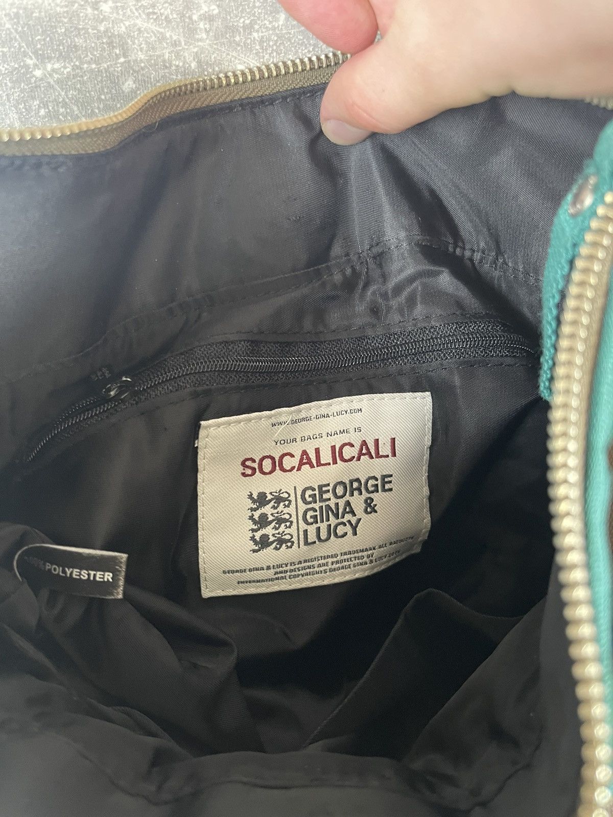George Gina & Lucy George Gina & Lucy Socalicali Shoulder Bag Gray GG&L Studio Size ONE SIZE - 15 Thumbnail