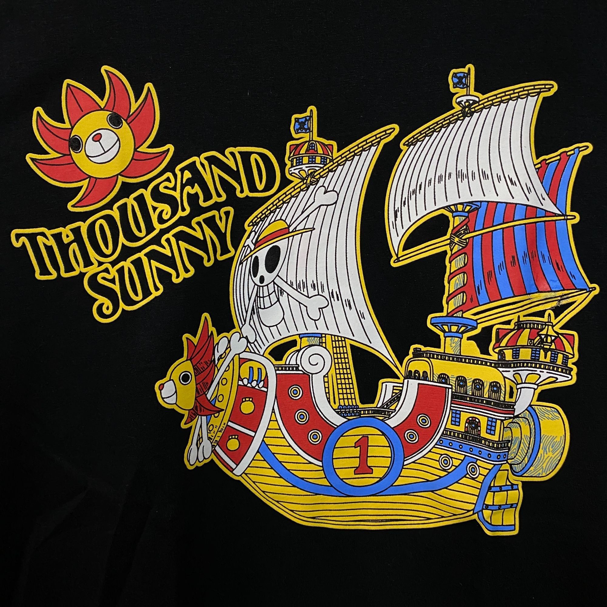 One Piece One Piece Thousand Sunny Straw Hat Anime T-Shirt Medium Size US M / EU 48-50 / 2 - 2 Thumbnail
