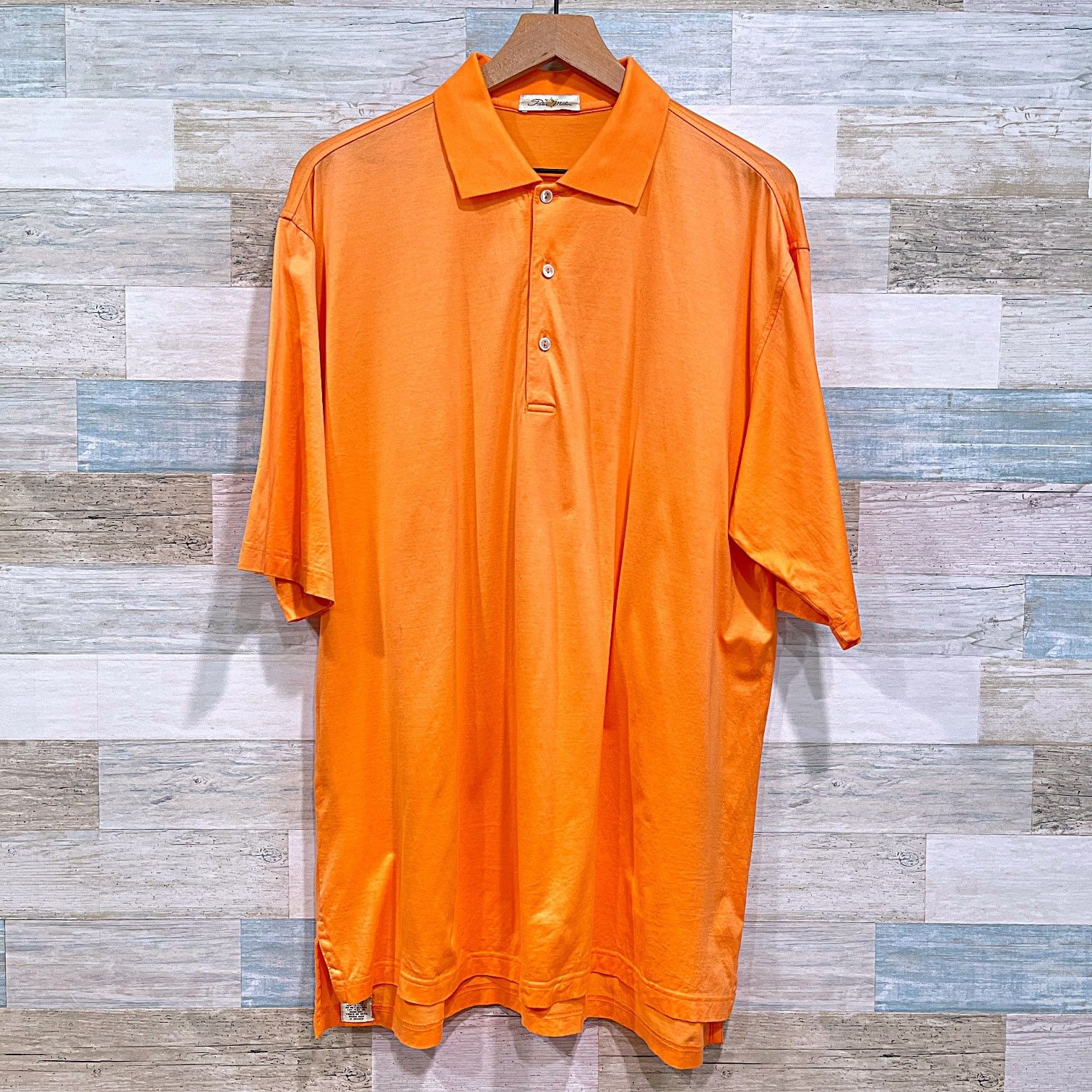 Peter Millar Peter Millar Luxury Polo Shirt Orange Double Mercerized L Size US L / EU 52-54 / 3 - 1 Thumbnail