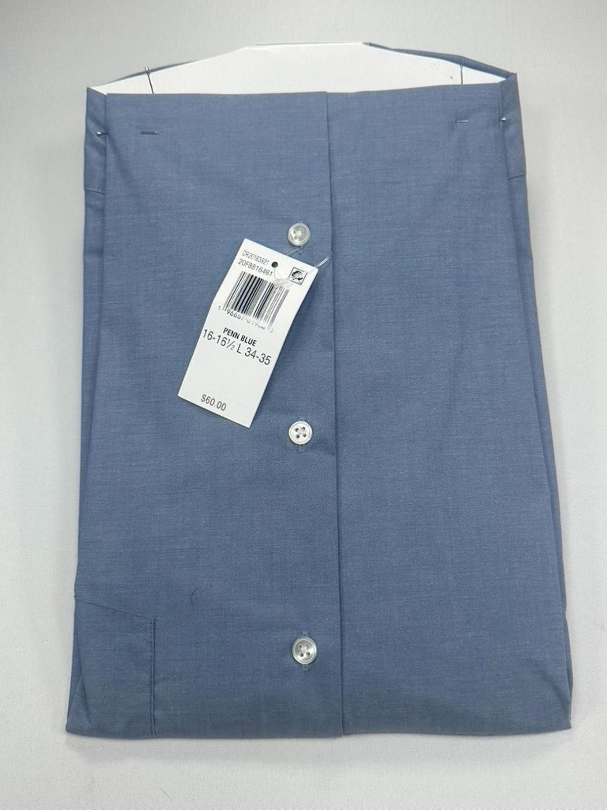 Van Heusen Van Heusen Stain Shield Stretch Regular Fit Blue Men's L Size 42R - 10 Thumbnail
