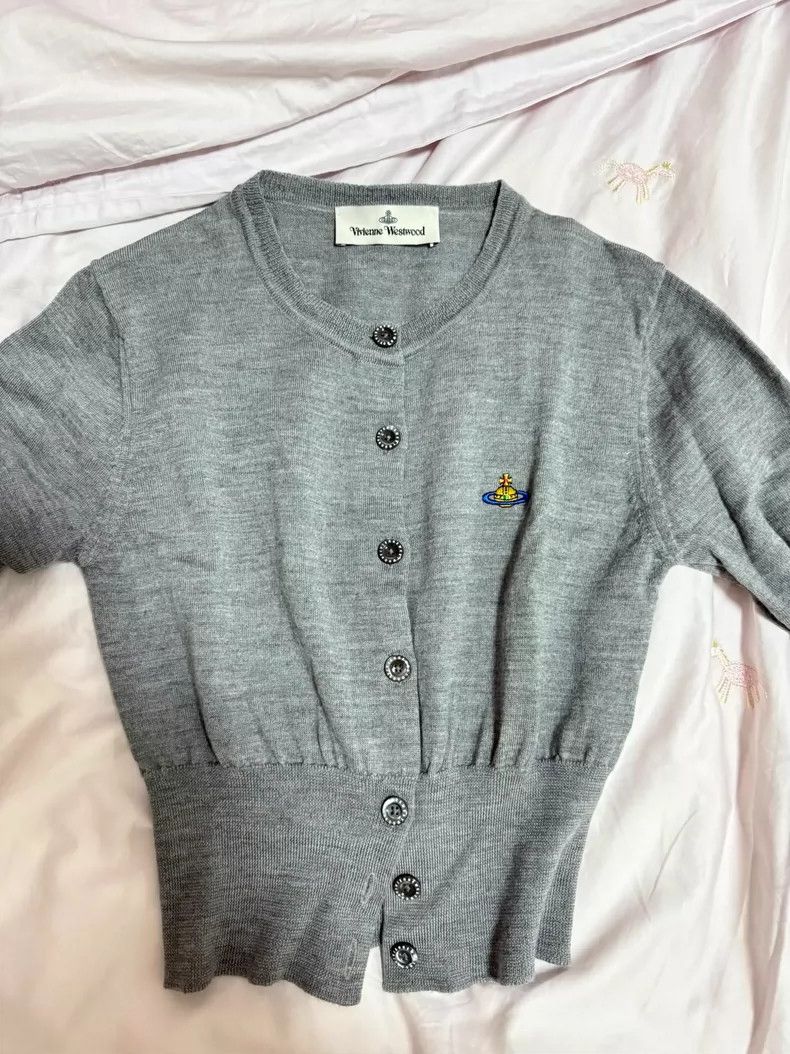 Vivienne Westwood vivienne westwood Gray knit sweater, classic style, 100% p Size S / US 4 / IT 40 - 1 Thumbnail