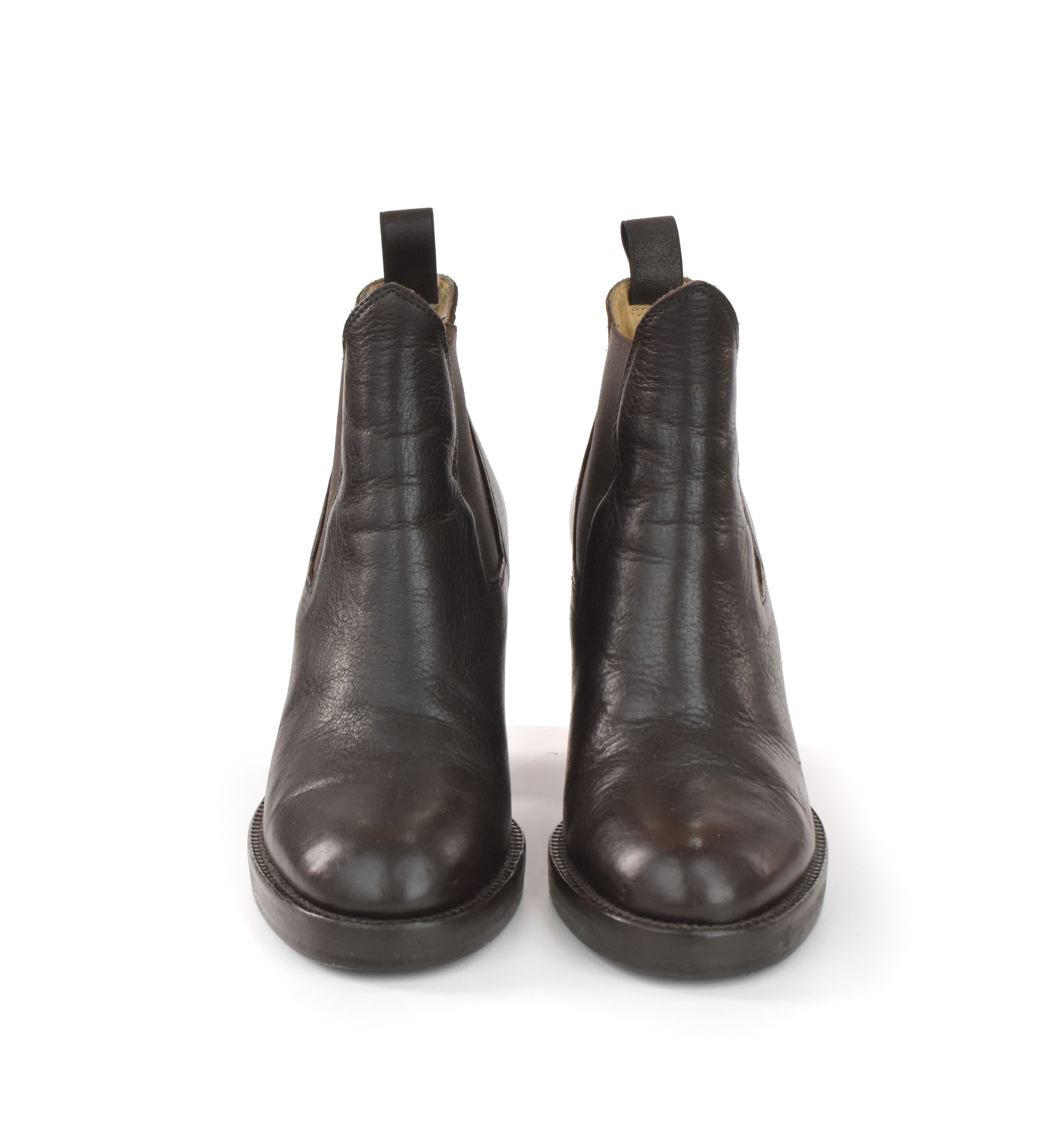 Acne Studios ACNE STUDIOS High Heel Chelsea Ankle Boots Leather Shoes Size US 7 / IT 37 - 2 Thumbnail