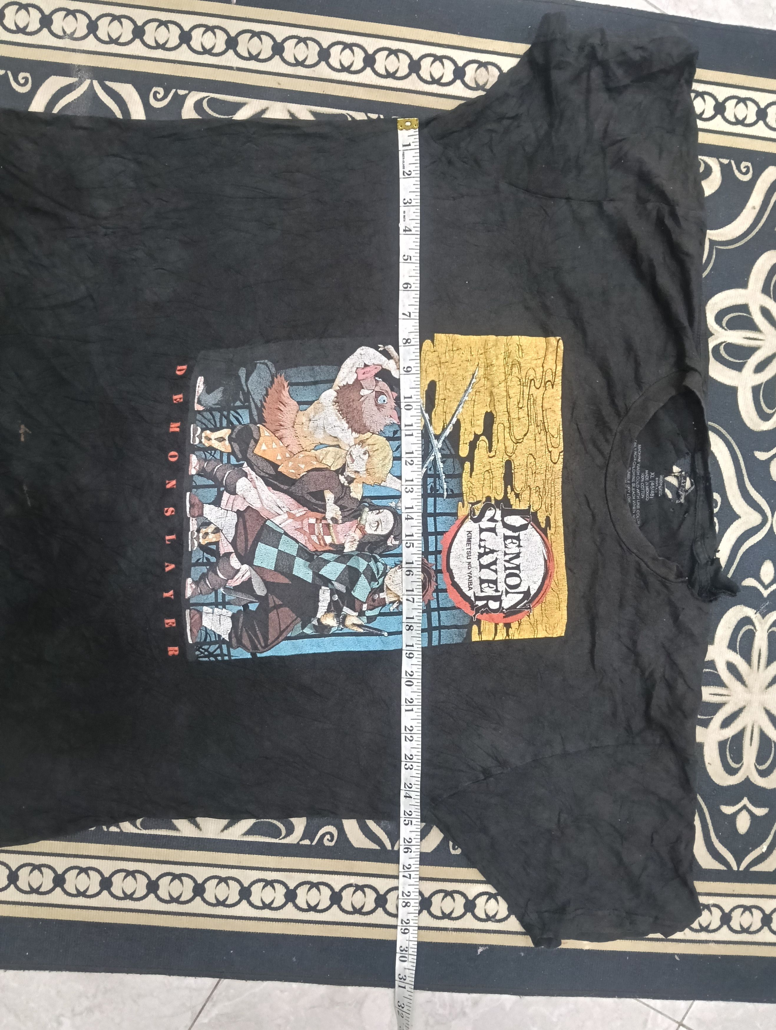 Anime Thrashed Sick Demon Slayer Japan Anime Shirt Size US XL / EU 56 / 4 - 7 Thumbnail