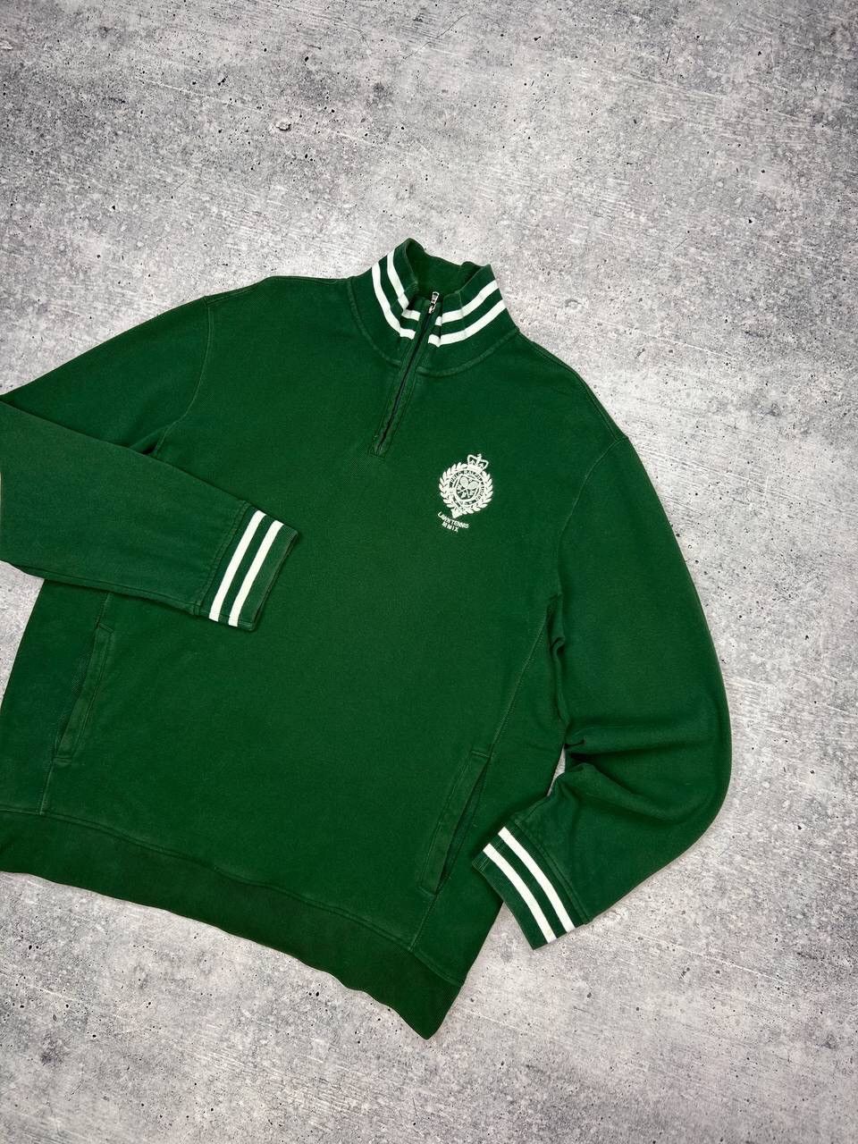 Polo Ralph Lauren × Vintage Vintage Polo Ralph Lauren 90’s Y2K Style 1/3 Zip Sweatshirt Size US XL / EU 56 / 4 - 3 Thumbnail