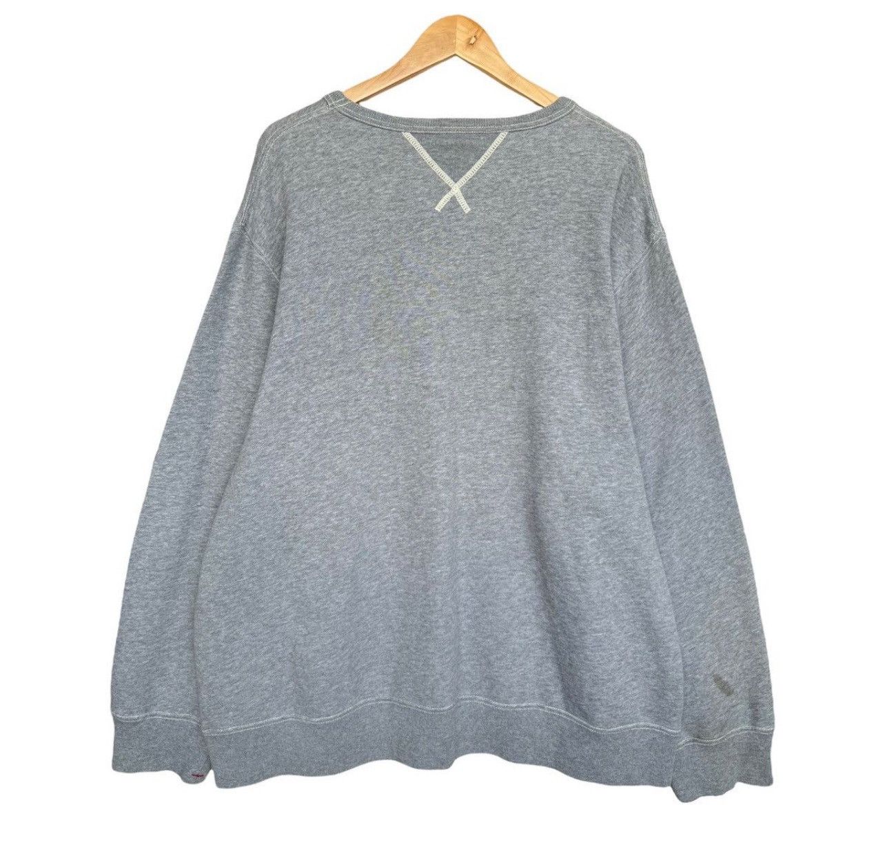 Polo Ralph Lauren × Vintage Vintage Polo Ralph Lauren Spellout Oversize Sweatshirt Size US XXL / EU 58 / 5 - 2 Thumbnail