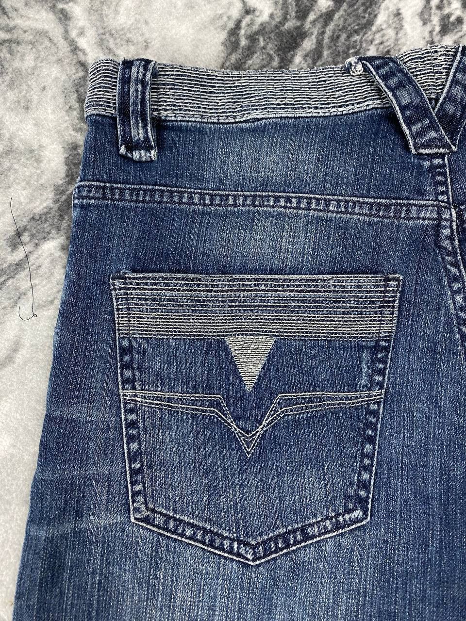 Versace Vintage Versace Jeans Denim Big Logo Men Size 33 Blue Size US 33 - 5 Thumbnail