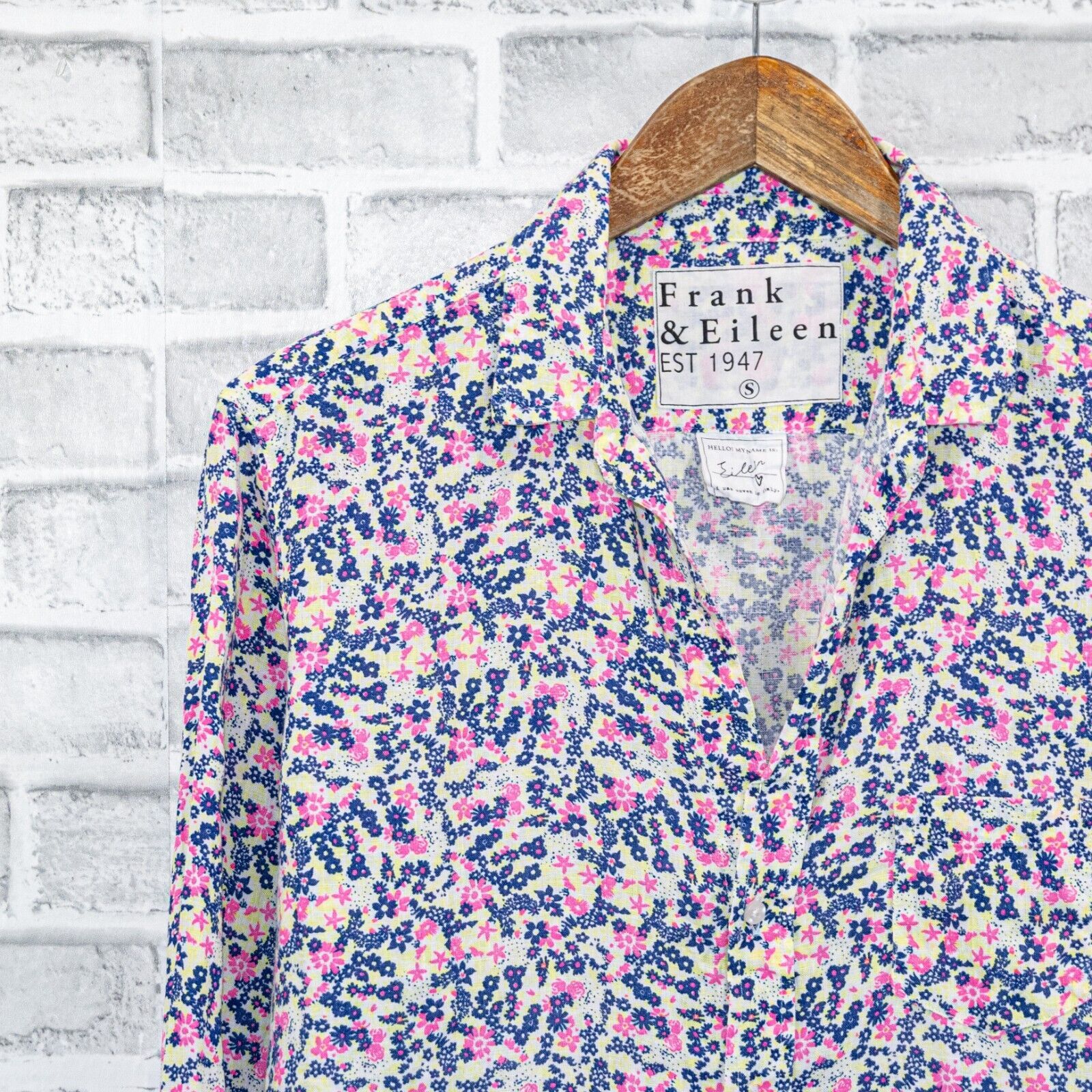 Frank & Eileen Frank & Eileen Linen Button up EILEEN Shirt Floral Small Size S / US 4 / IT 40 - 13 Thumbnail