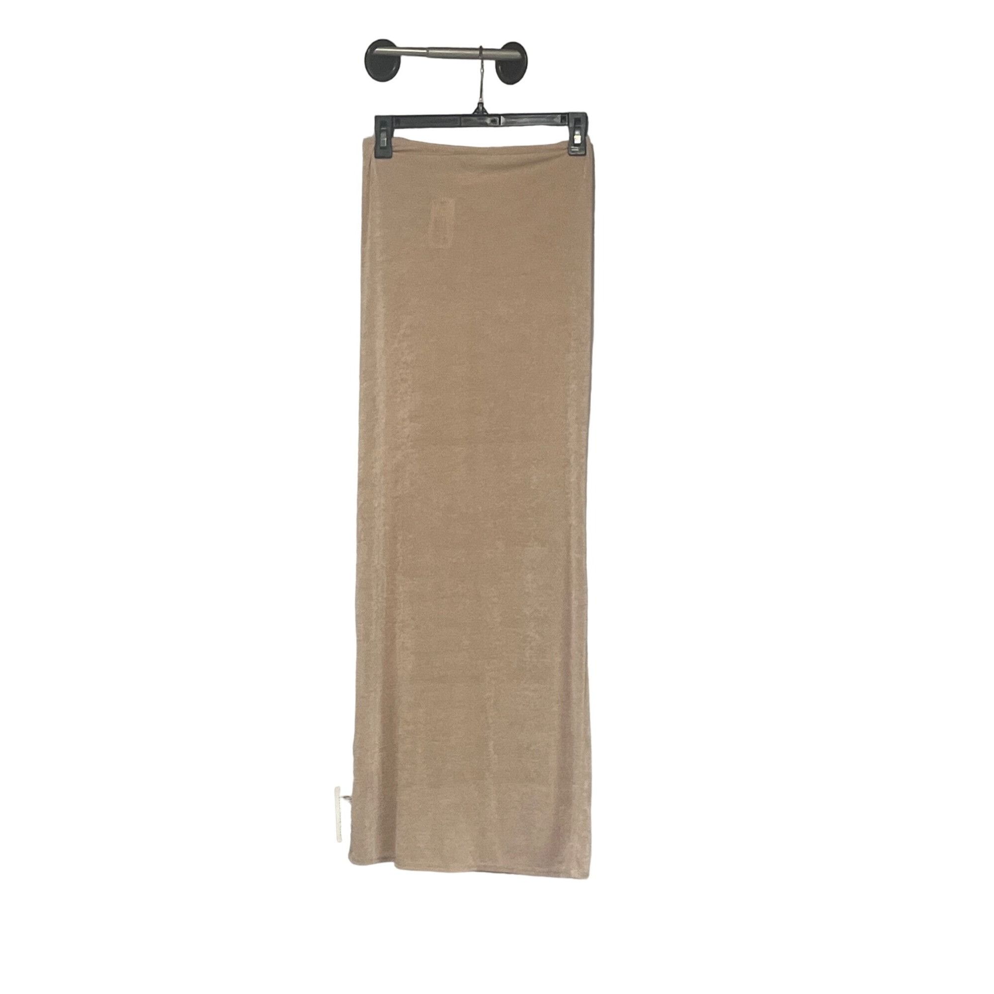Topshop Topshop Slinky Twist Front Maxi Skirt in Stone-Neutral, Sz. Size 28" / US 6 / IT 42 - 10 Thumbnail