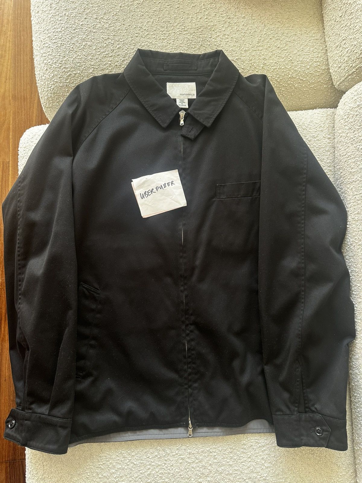 Nanamica Nanamica GORE-TEX INFINIUM Chino Crew Jacket - Black XL Size US XL / EU 56 / 4 - 6 Thumbnail