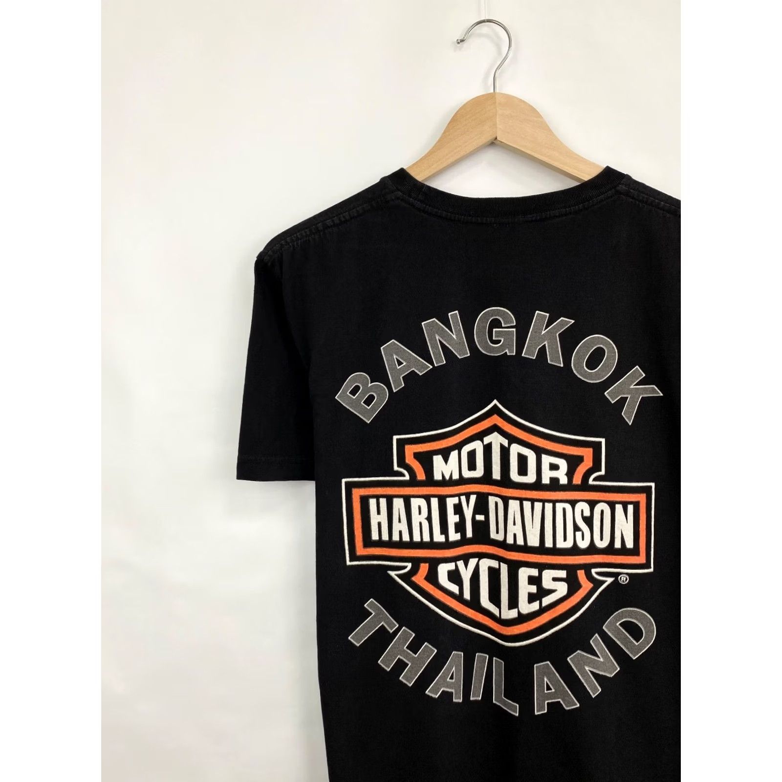 Harley Davidson VINTAGE Harley-Davidson Bangkok Thailand Choppers Shirt M Black 90s Mens Size US M / EU 48-50 / 2 - 4 Thumbnail